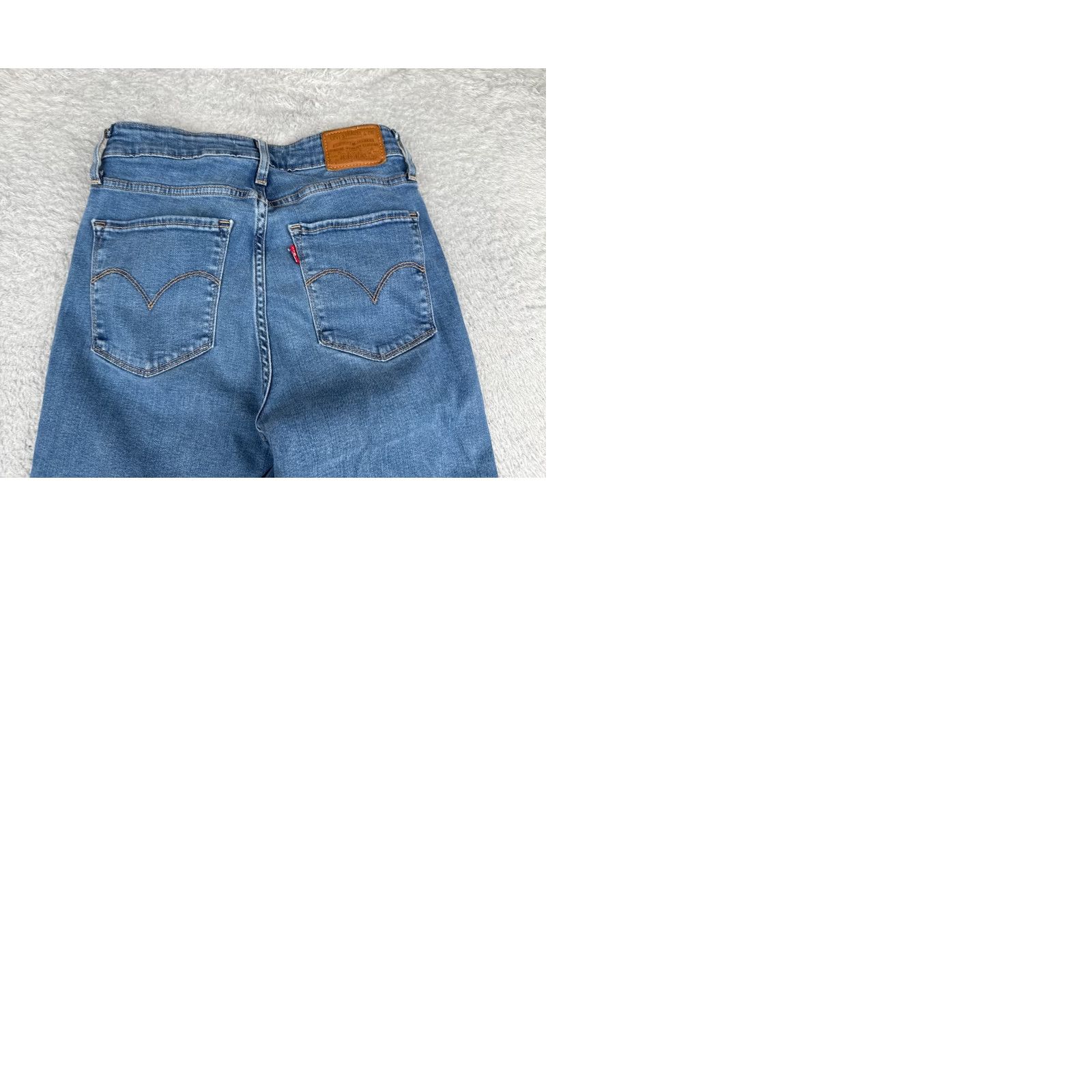 Levi's Levi's Jeans Women 26 Blue Denim 700 Series Skinny High Rise Cotton 26x30 Regular 5-Pocket Distressed Stretch Size 26" / US 2 / IT 38 - 11 Thumbnail