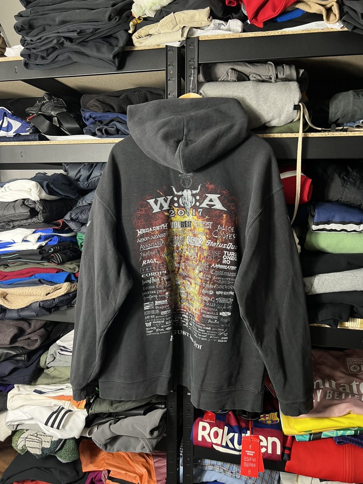Band Tees Wacken Open Air 2017 Zip Hoodie Band Merch Size US L / EU 52-54 / 3 - 6 Thumbnail