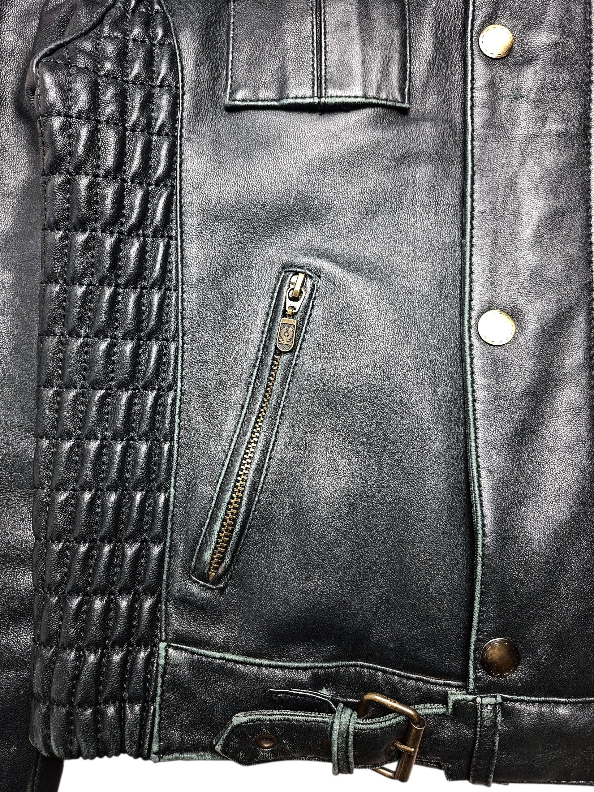 Belstaff Vintage Belstaff Gold Label Nylon Moto Biker Jacket Size L / US 10 / IT 46 - 5 Thumbnail