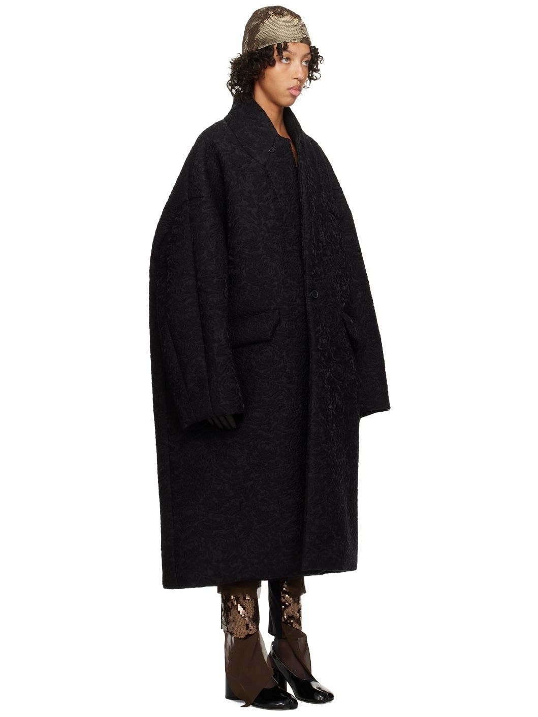Maison Margiela o1y0625 Coat in Black Size XS / US 0-2 / IT 36-38 - 2 Thumbnail
