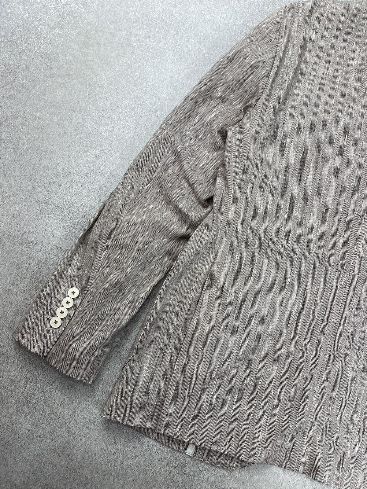 Circolo 1901 Circolo 1901 Slim Fit Herringbone Blazer Jacket Size 54 Size US L / EU 52-54 / 3 - 14 Thumbnail