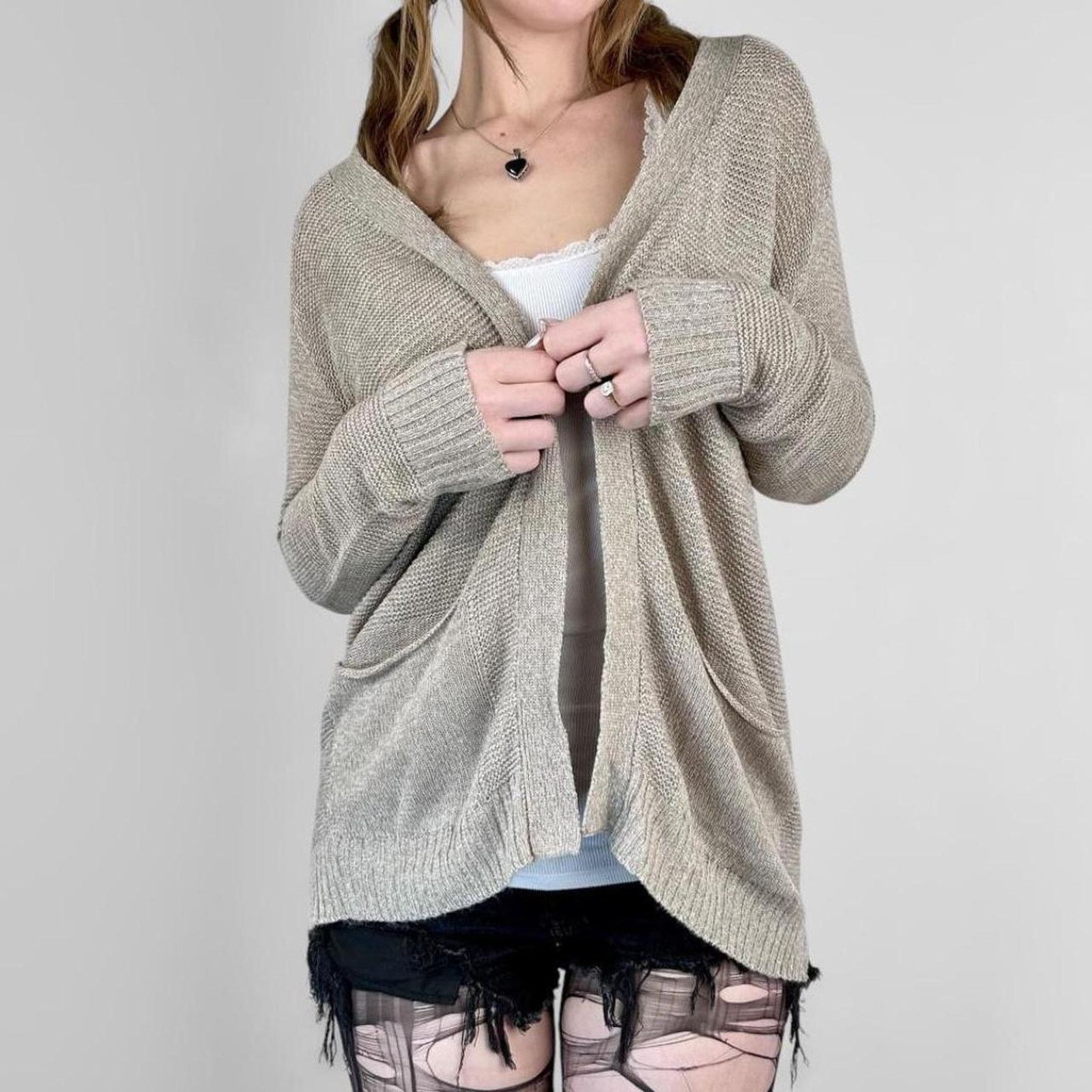 Other y2k vintage boho grunge knit cardigan Size S / US 4 / IT 40 - 1 Thumbnail
