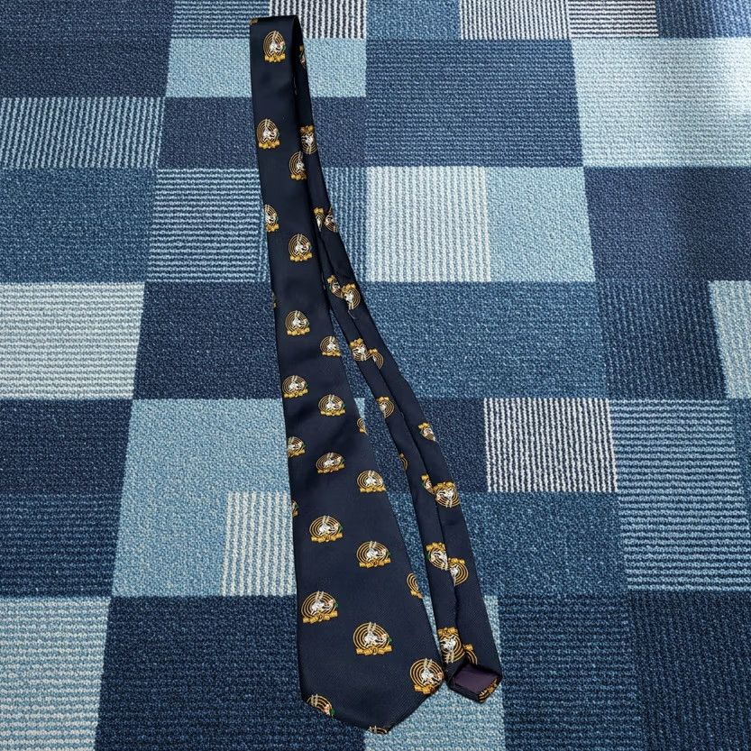 Vintage VINTAGE Bugs Bunny Warner Bros Neck Tie Mens Blue Looney Tunes Necktie Size ONE SIZE - 1 Thumbnail