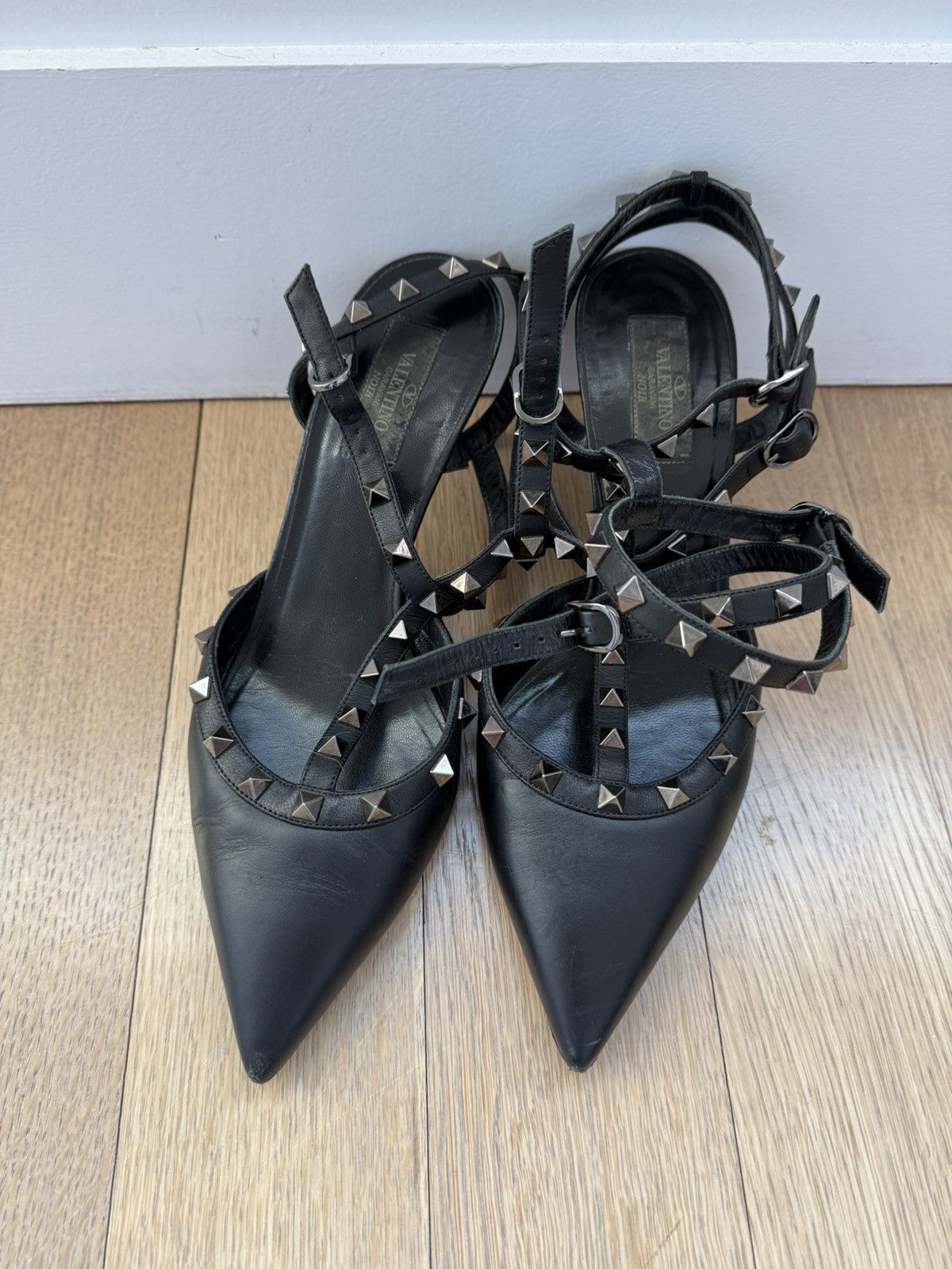 Valentino Valentino Garavani – Rockstud Pointed-Toe Heels Size US 11 / IT 41 - 1 Preview