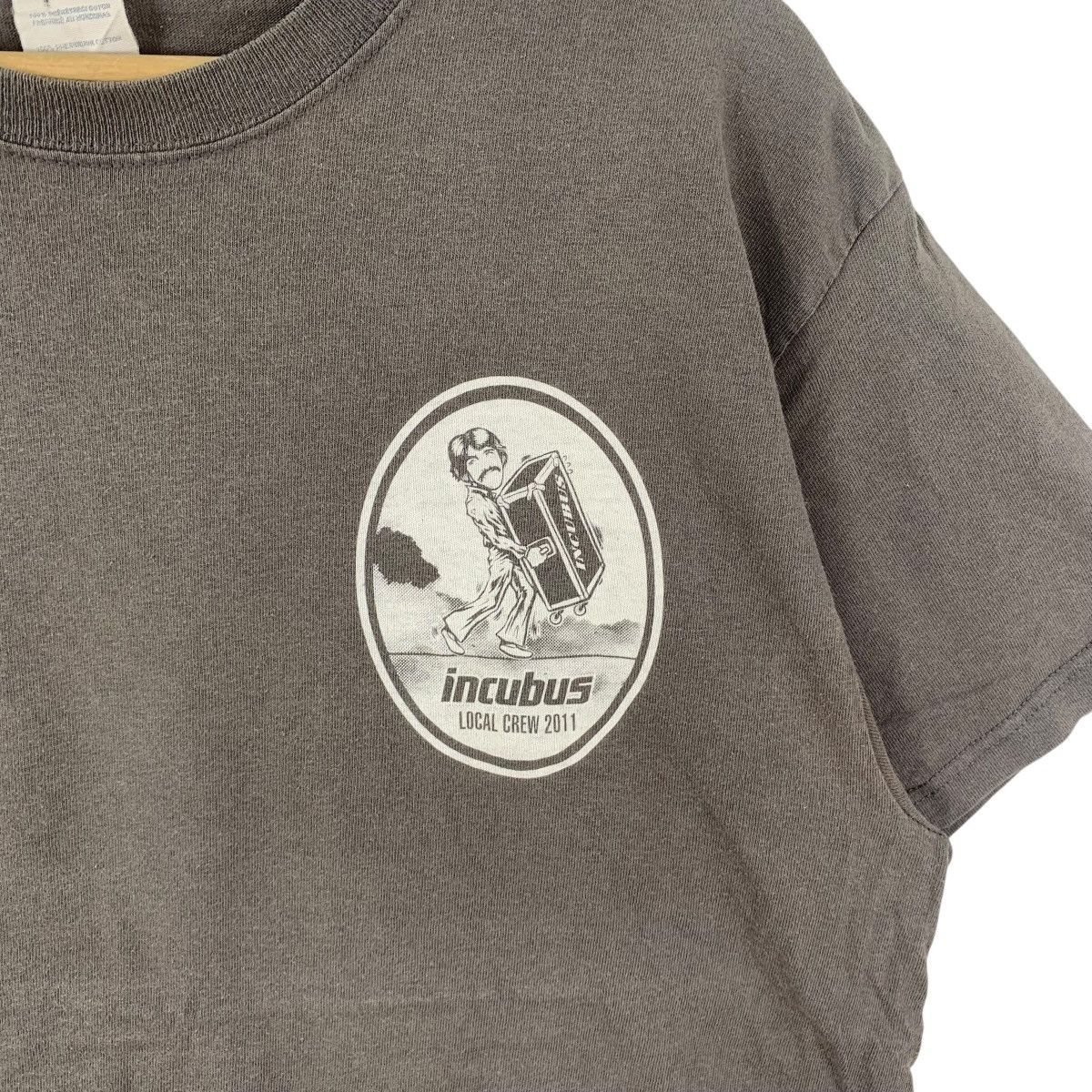 Band Tees Vintage INCUBUS BAND Local Crew 2011 Tour Tee Shirt Rock Size US L / EU 52-54 / 3 - 5 Thumbnail