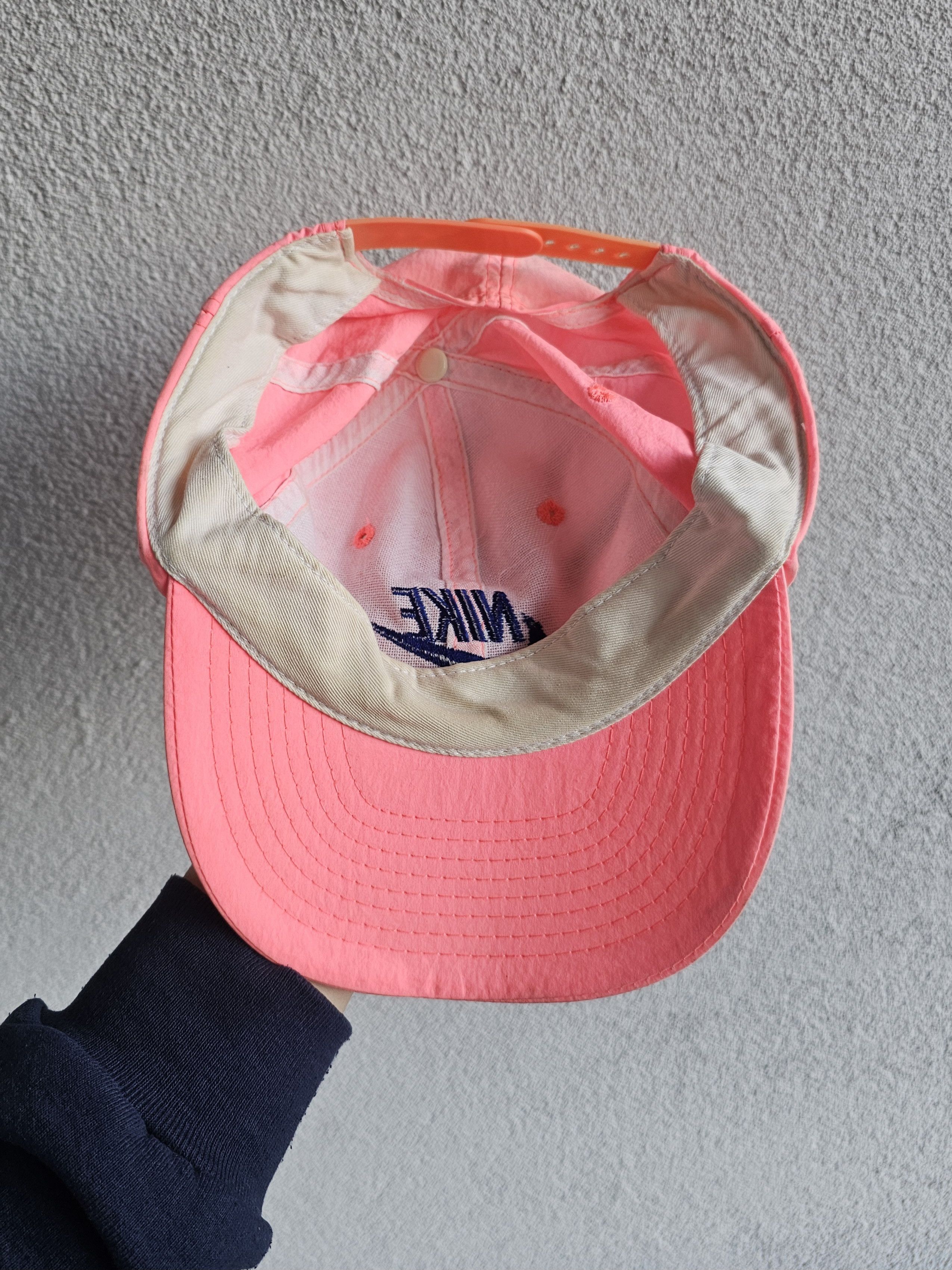 Nike Nike Vintage 90's Pink Nylon Hat Size ONE SIZE - 4 Thumbnail