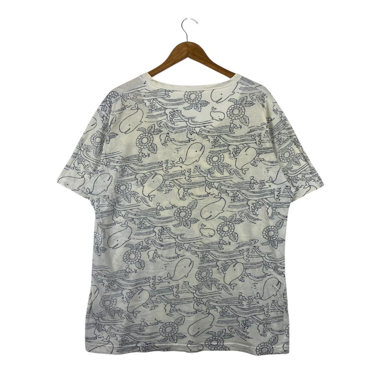 Other FAT ANIMAL WHALE Ocean Creature Over Print Tee Shirt Top Size XXL / US 16-18 / IT 52-54 - 4 Thumbnail