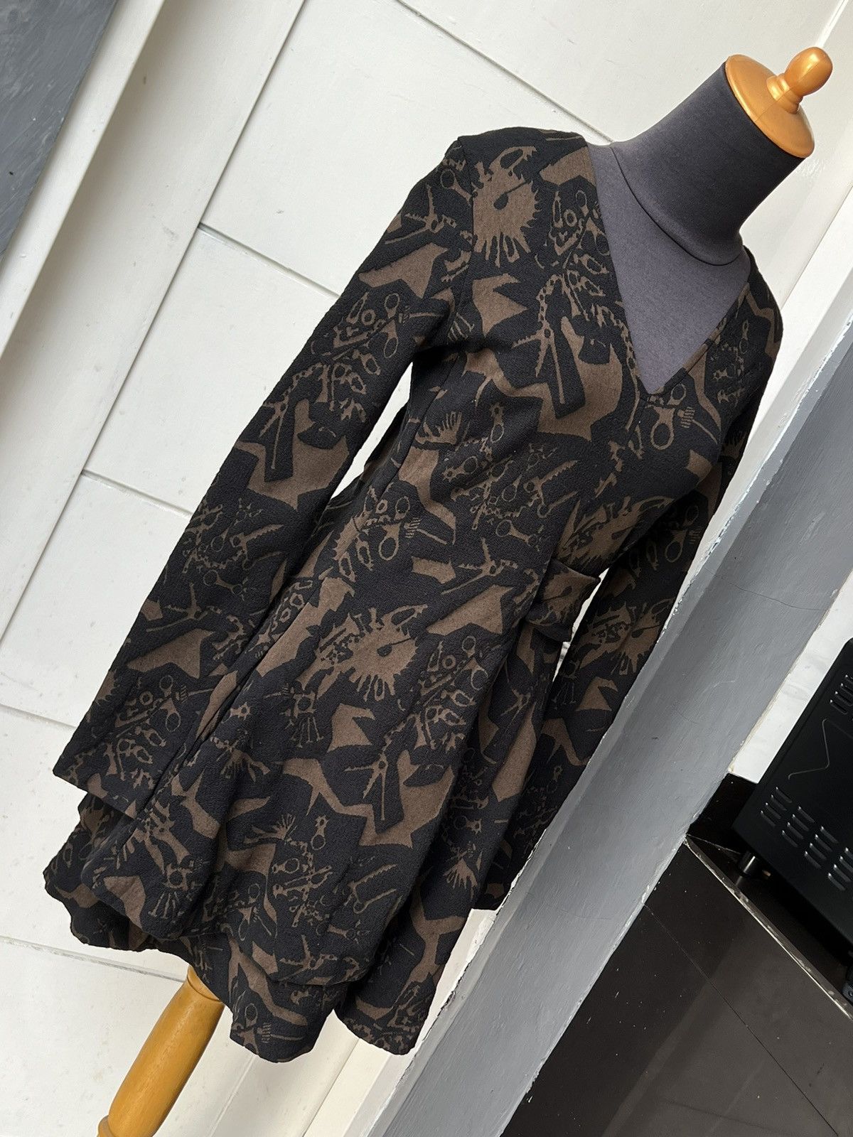 Kenzo KENZO Paris Motive Midi Dress Size XS / US 0-2 / IT 36-38 - 16 Thumbnail