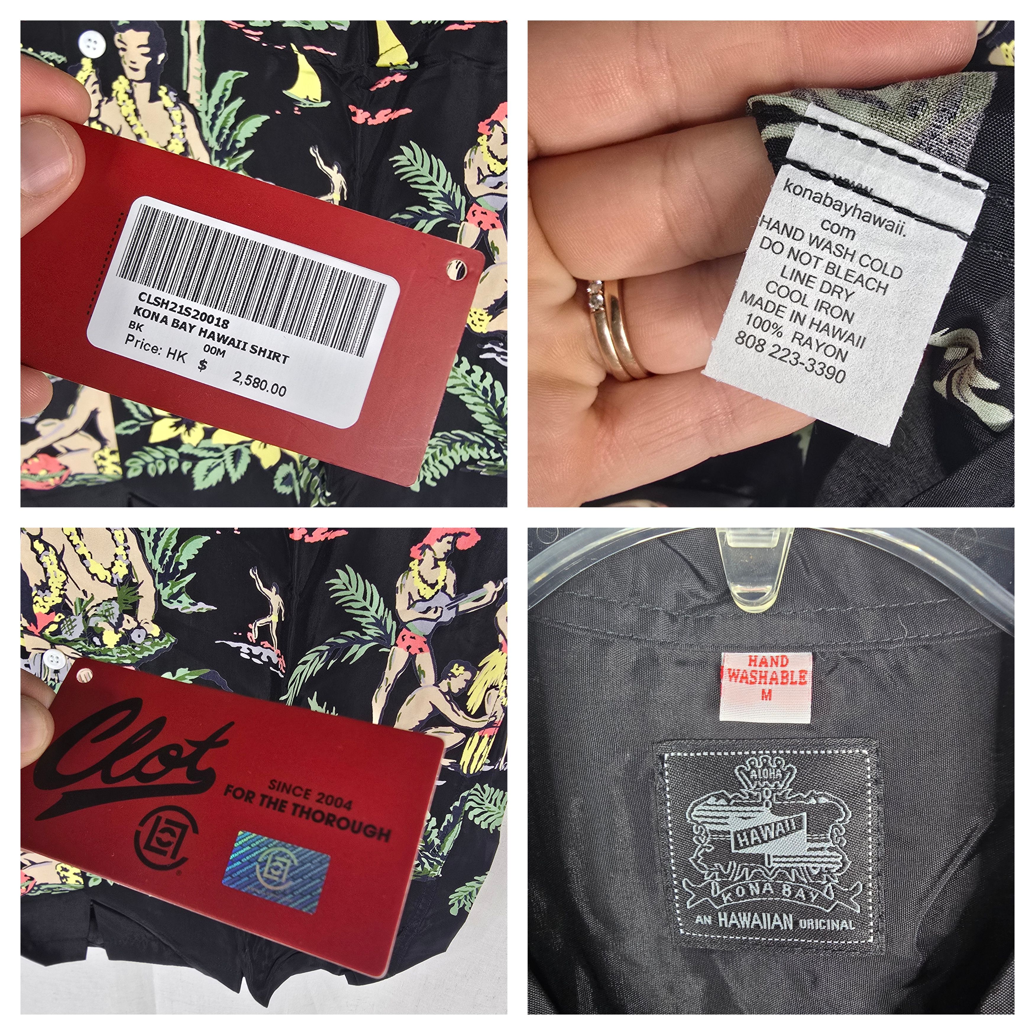 CLOT Kona Bay Hawaii Clot Mens Medium Aloha Button Shirt Hawaiian Size US M / EU 48-50 / 2 - 7 Thumbnail