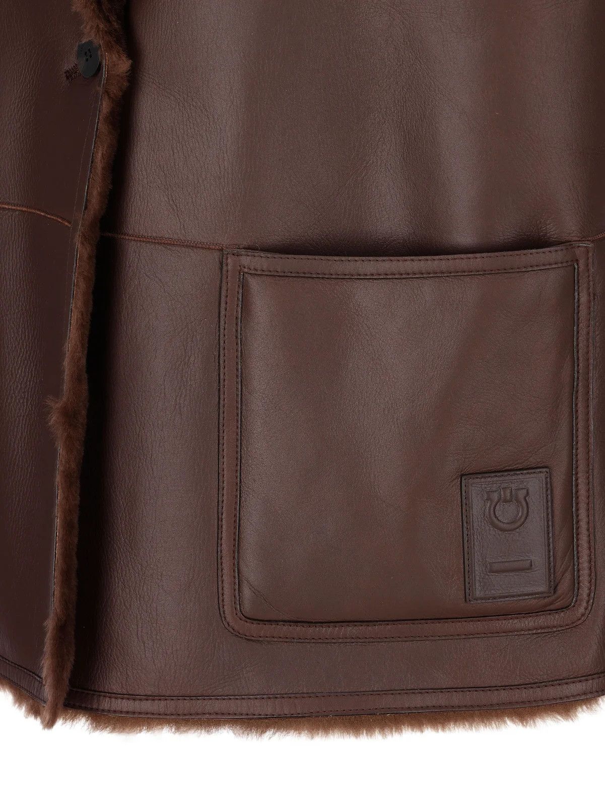 Salvatore Ferragamo o1s1rm1224 Vest in Brown Size S / US 4 / IT 40 - 3 Thumbnail