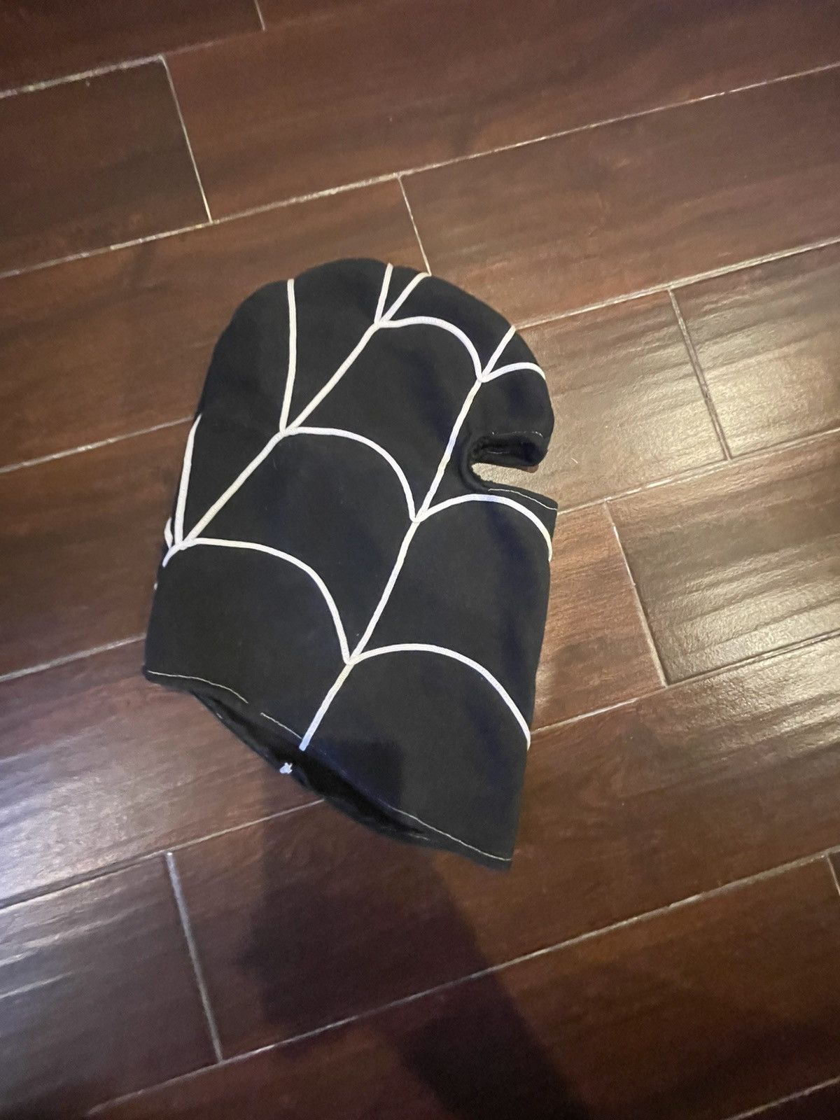 Other Custom Unbranded Spider Stitch Padded Balaclava / Hood Black Size ONE SIZE - 1 Thumbnail