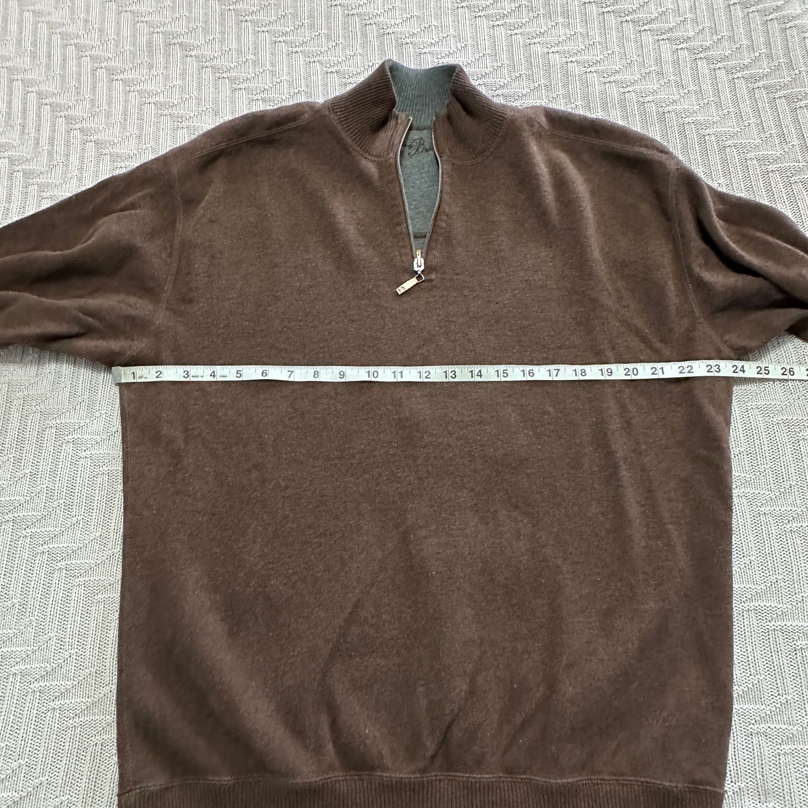 Tommy Bahama Tommy Bahama brown quarter zip pullover Size US L / EU 52-54 / 3 - 5 Thumbnail