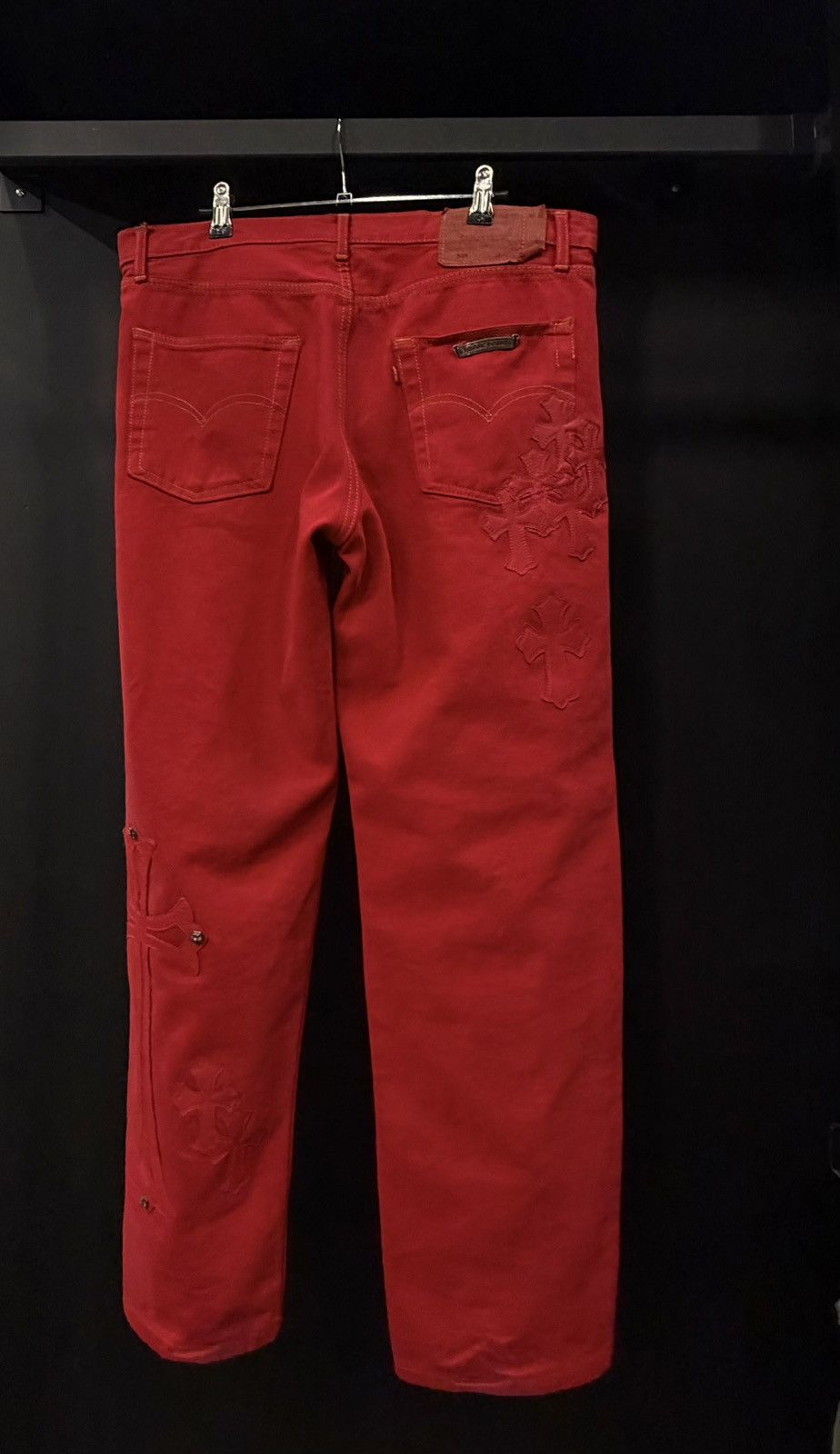 Chrome Hearts Chrome Heart patch Levis Size US 31 - 5 Thumbnail