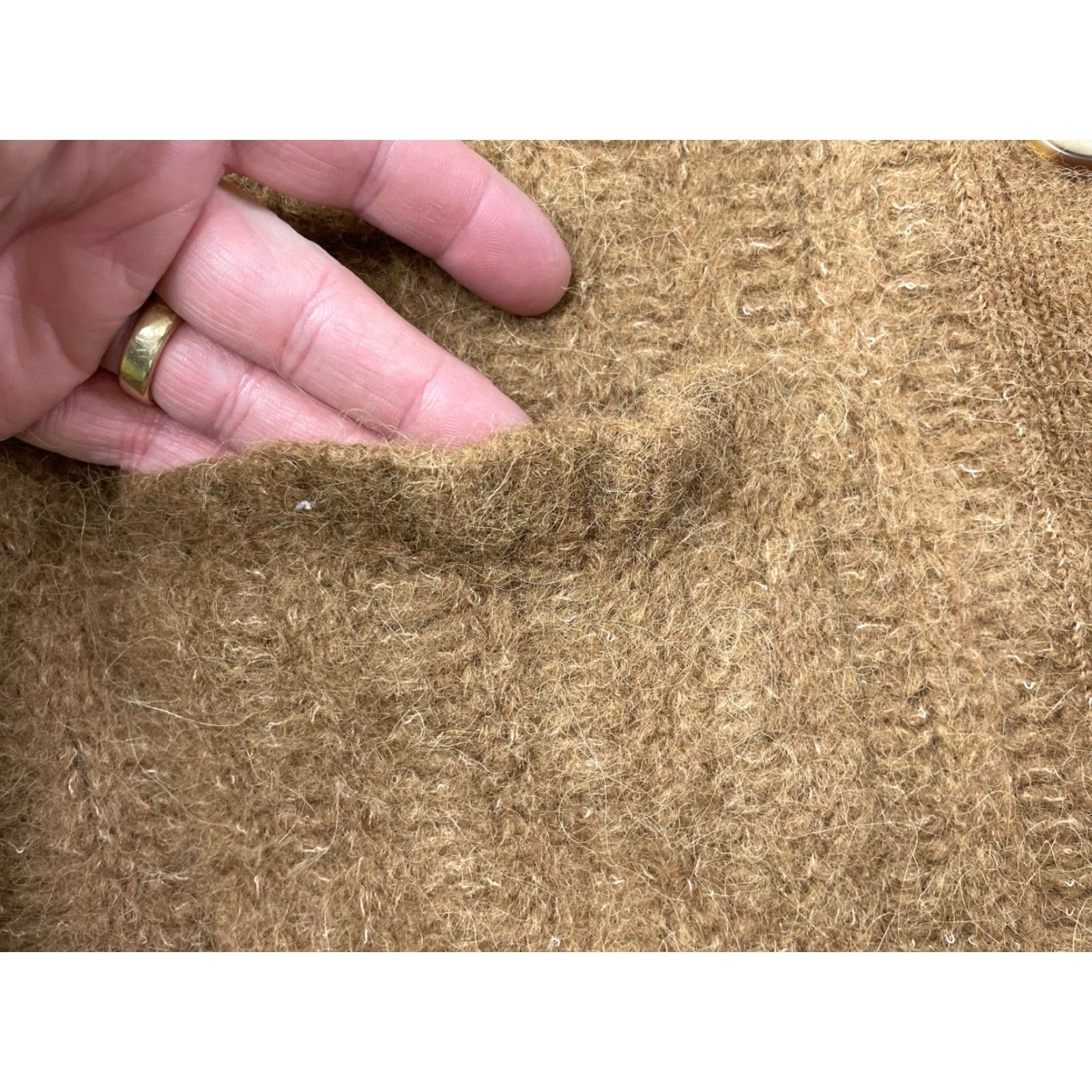 Vintage VINTAGE Eleven Six Cardigan Knit Sweater Alpaca Brown XS/S Women Long Sleeve Size XS/S Cardigan Peru Womens Brown Knit Alpaca Blend 90s Size XS / US 0-2 / IT 36-38 - 4 Thumbnail