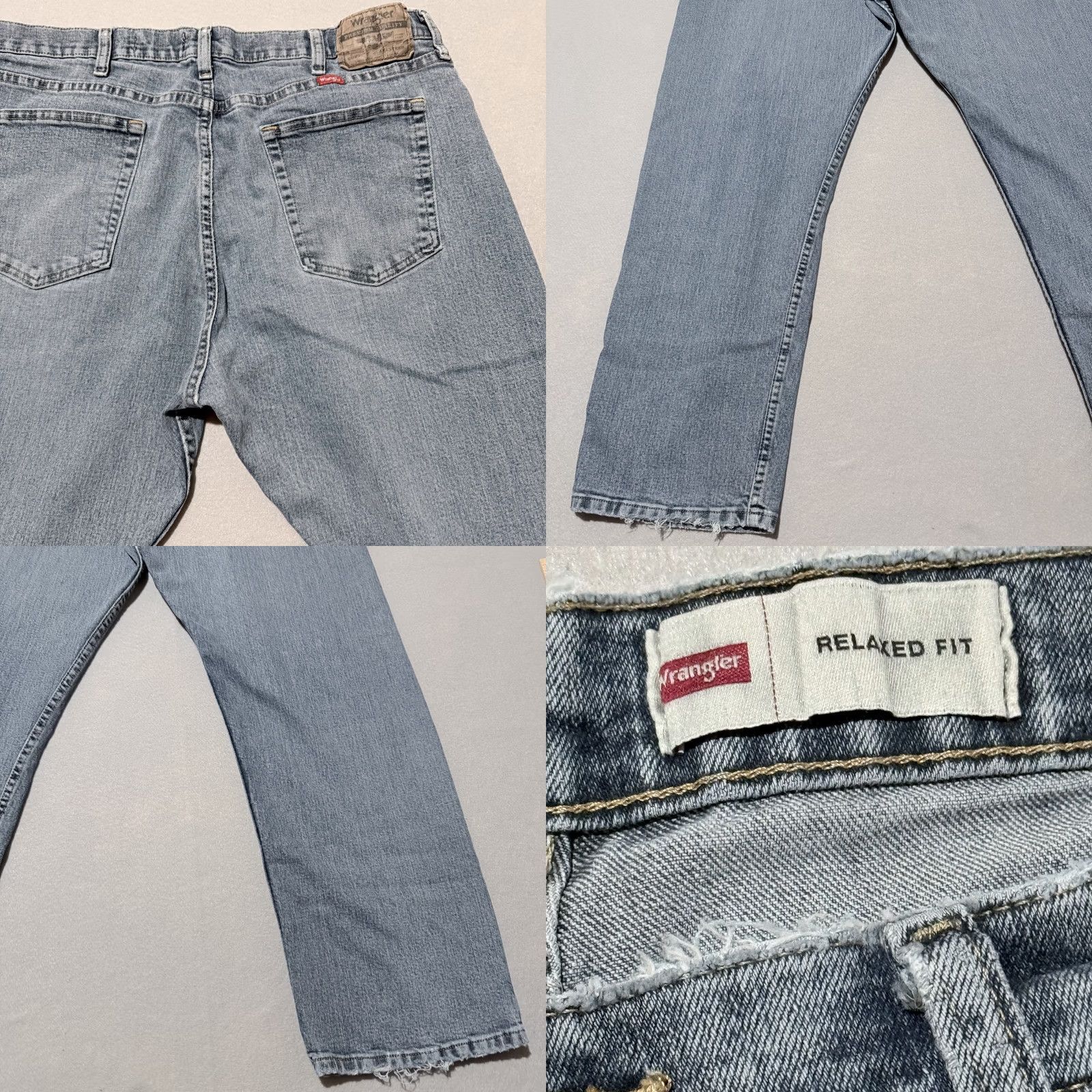 Wrangler Wrangler Authentics Jeans Men Blue Relaxed-Fit Straight-Leg - 36x30 Size US 36 / EU 52 - 8 Thumbnail