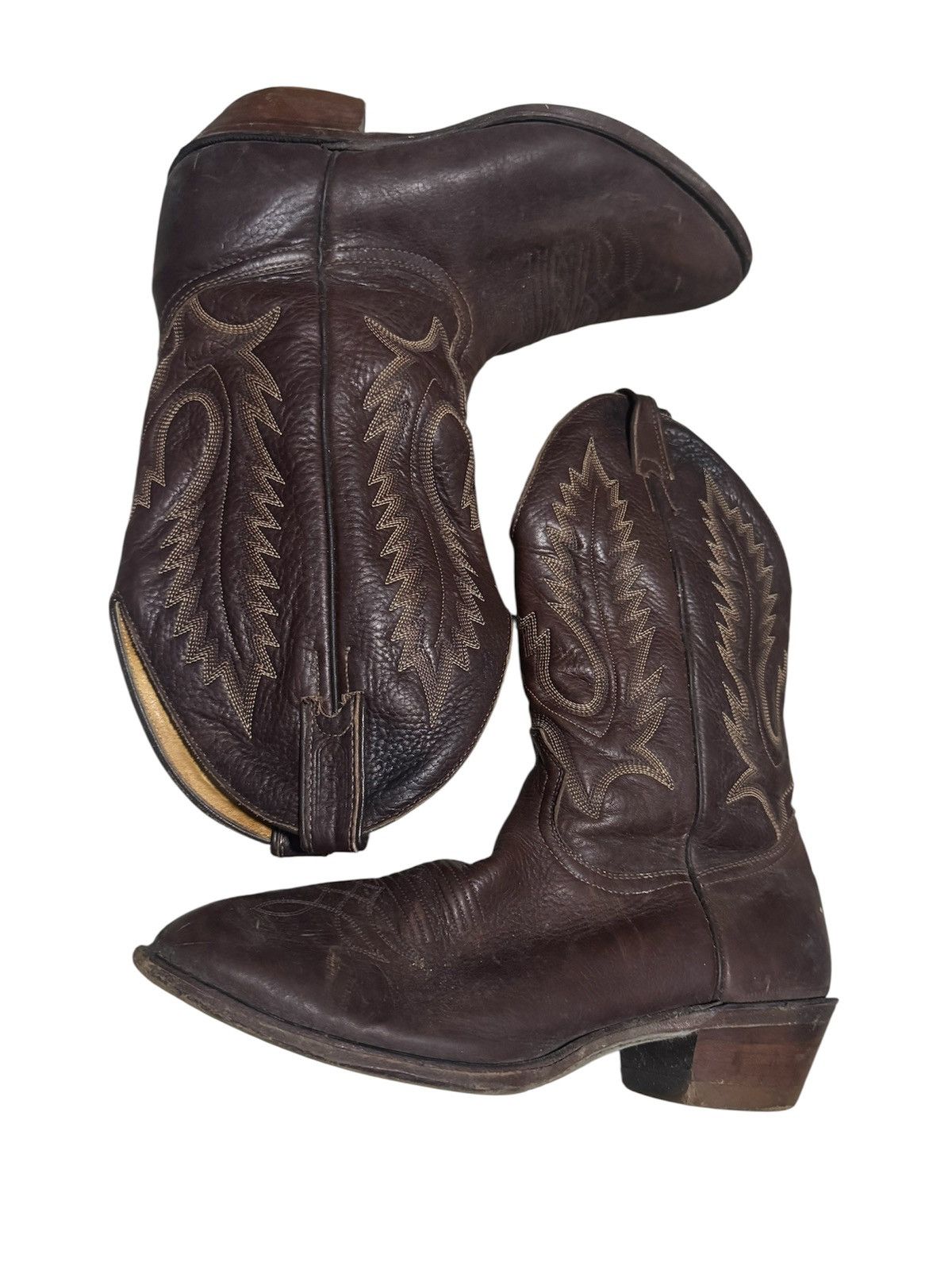 Vintage Vtg Boulet Canada Leather Western Gerico Boots Size US 11.5 / EU 44-45 - 1 Thumbnail
