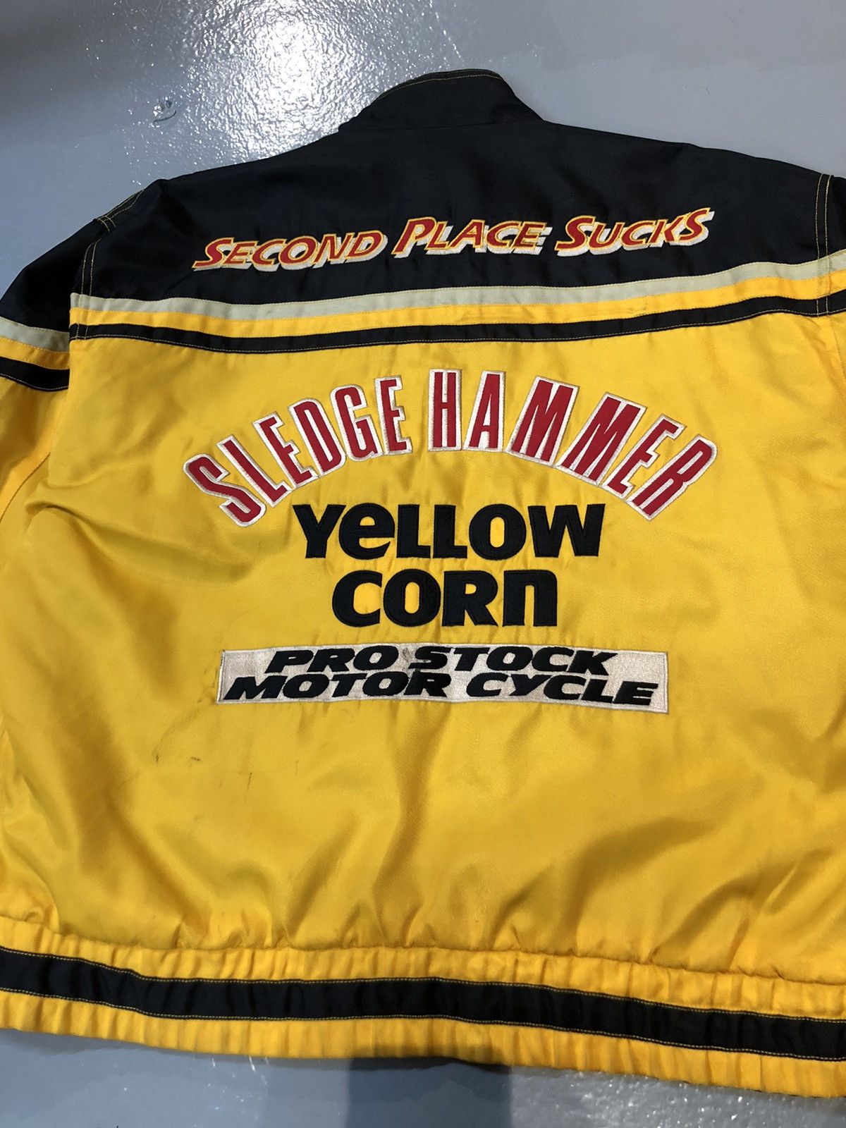 Vintage Yellow Corn rider jacket