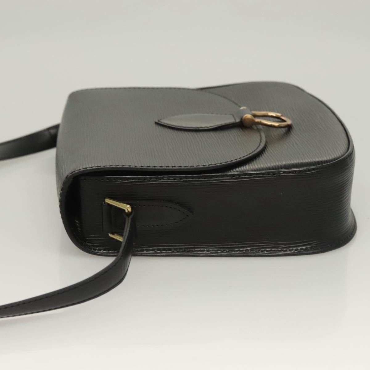 Louis Vuitton LOUIS VUITTON Epi Saint Cloud GM Shoulder Bag Black Noir Size ONE SIZE - 6 Thumbnail