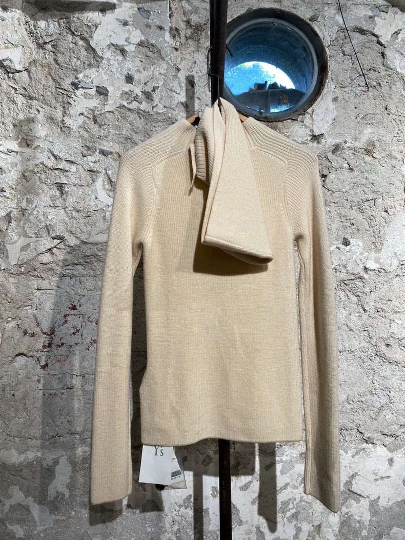 Y's Y's Beige turtleneck sweater Size US M / EU 48-50 / 2 - 1 Thumbnail