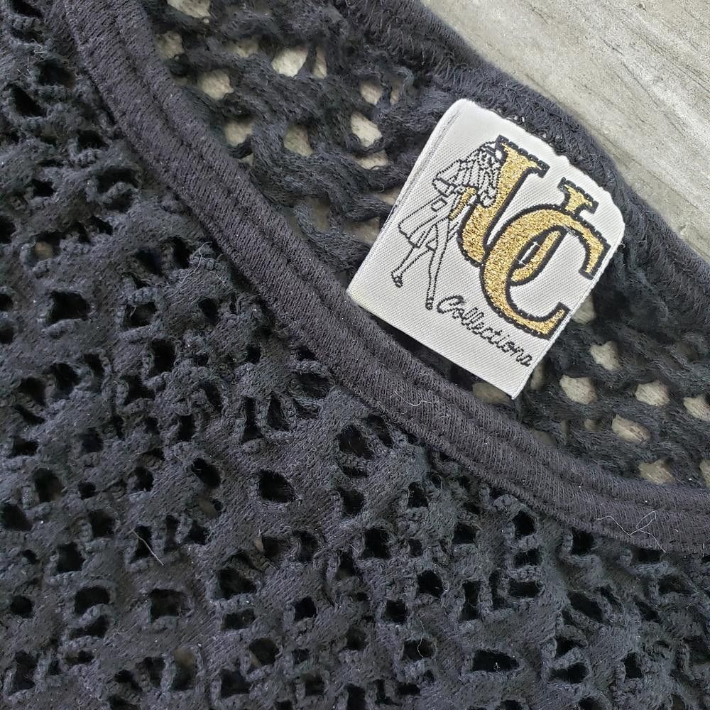 Designer Black Pocket Detailed Undercover Beachwear Cover Up Size ONE SIZE - 4 Thumbnail