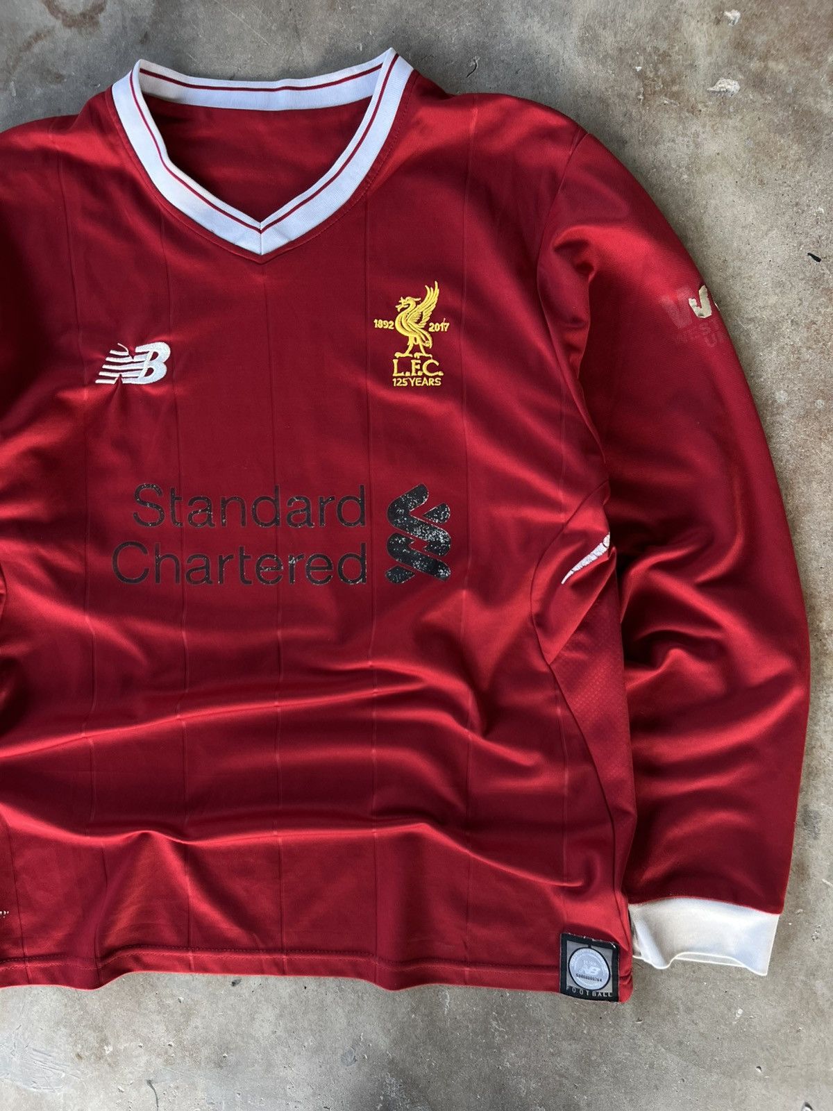 New Balance Vintage New Balance Liverpool FC Soccer Futbol Jersey Kit Size US M / EU 48-50 / 2 - 1 Thumbnail
