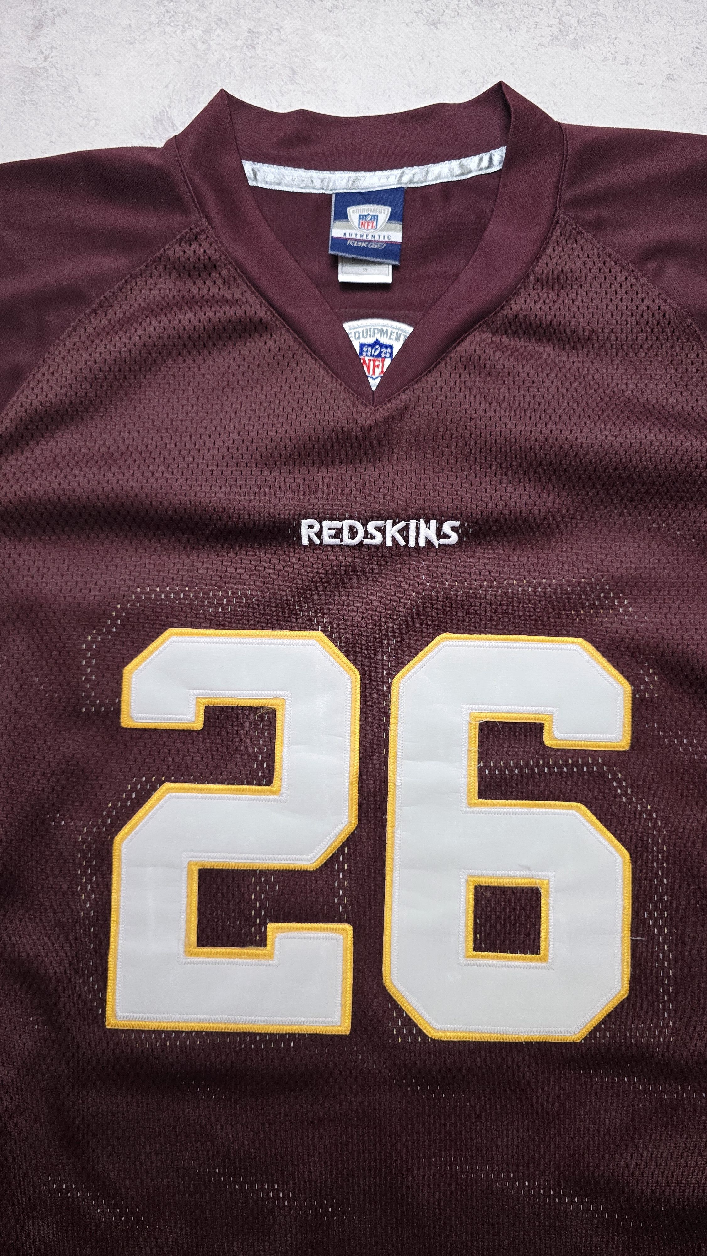Reebok Washington Redskins #26 Clinton Portis NFL Jersey Sewn Size US L / EU 52-54 / 3 - 17 Thumbnail
