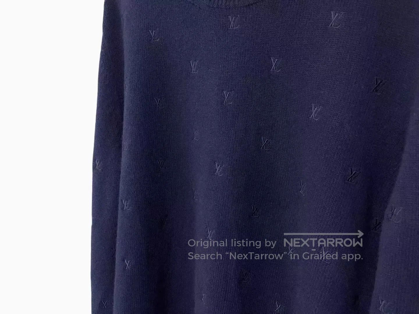 Louis Vuitton Blue Patterned Long. Size US XXL / EU 58 / 5 - 2 Thumbnail