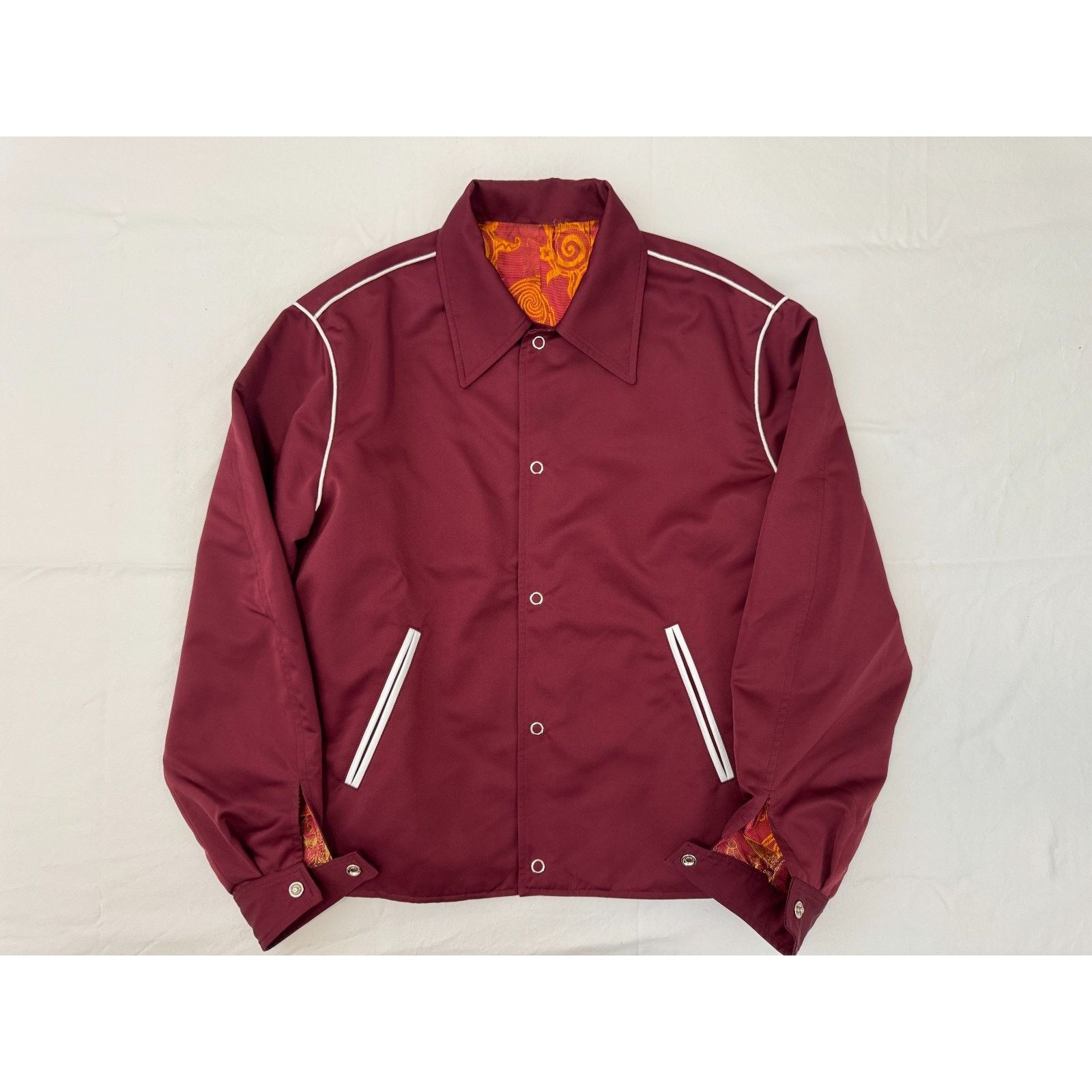 Other OursAgain New York Track Jacket Lined in Silk Saree Size L Size US L / EU 52-54 / 3 - 1 Thumbnail