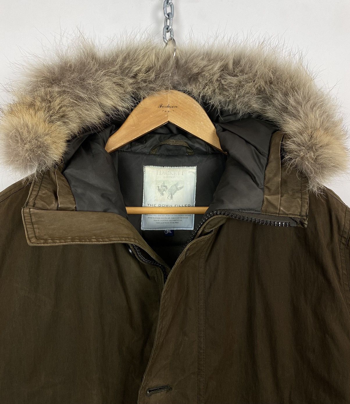 Hackett Hackett London Full Zip Long Sleeve Down Parka Jacket Coat Size US M / EU 48-50 / 2 - 7 Thumbnail