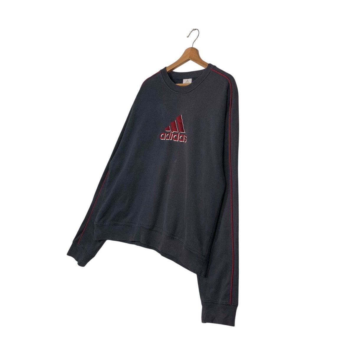 Adidas 📌Vintage Adidas Sweatshirt Big Logo Design Size US L / EU 52-54 / 3 - 3 Thumbnail