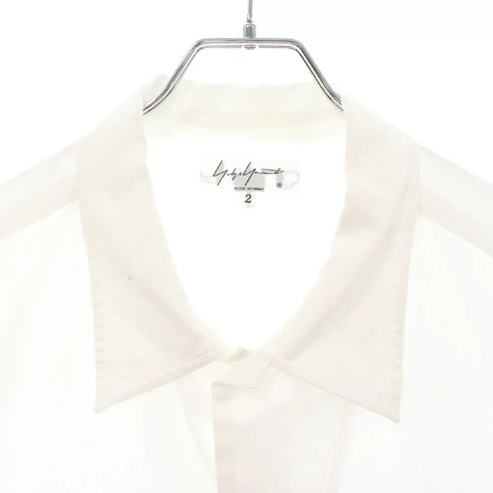 Yohji Yamamoto Yohji Yamamoto POUR HOMME Open Collar Chain Shirt Size US M / EU 48-50 / 2 - 3 Thumbnail
