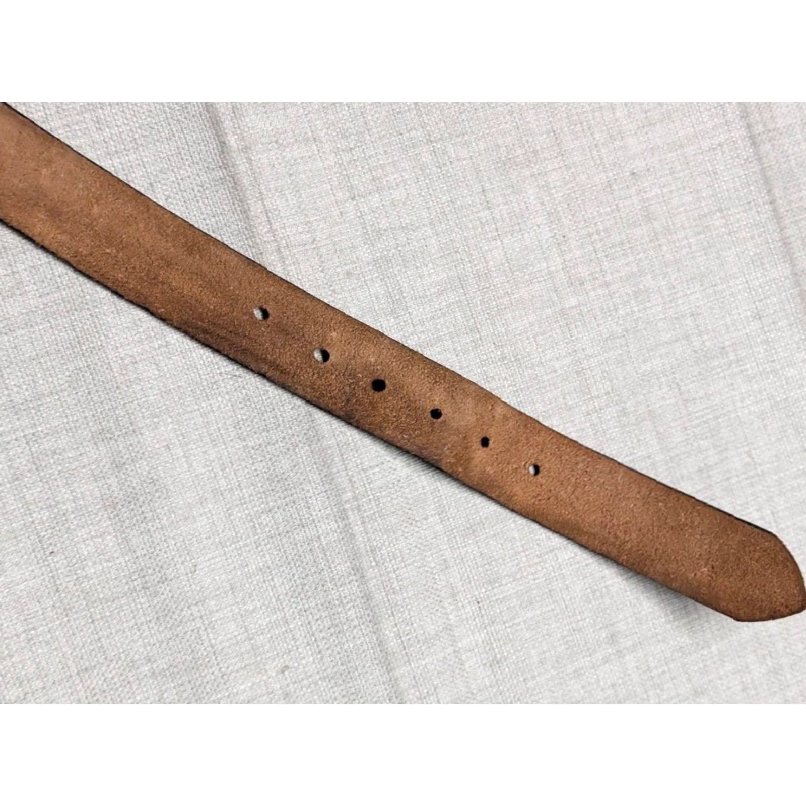 Vintage VINTAGE TOOLED buckle belt EAGLE leather 36 america WESTERN harley USA cowhide Size 36 - 7 Thumbnail