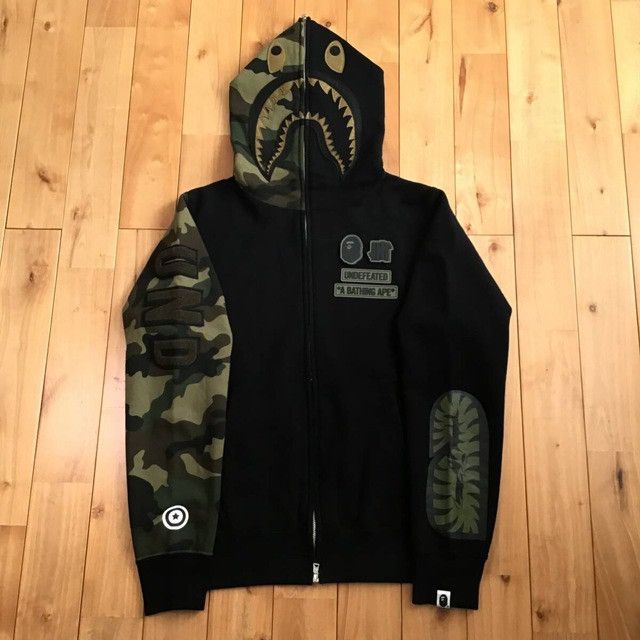 Bape × Undefeated BAPE × Undefeated shark full zip hoodie a bathing ape Size US M / EU 48-50 / 2 - 1 Thumbnail