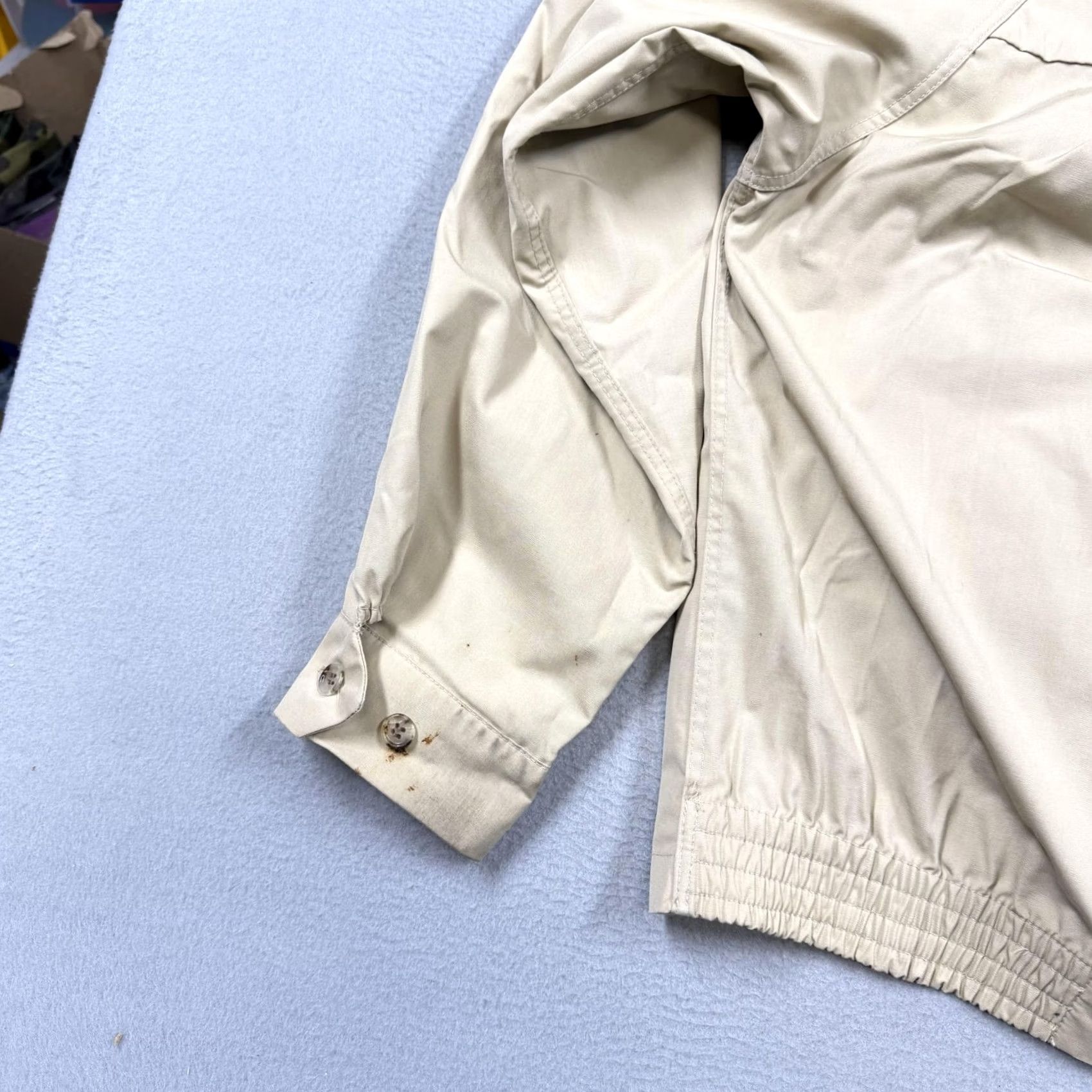 London Fog Vintage London Fog Jacket Mens 44 Beige Windbreaker Full Zip USA Elastic Hem Shirt? Size US S / EU 44-46 / 1 - 4 Thumbnail