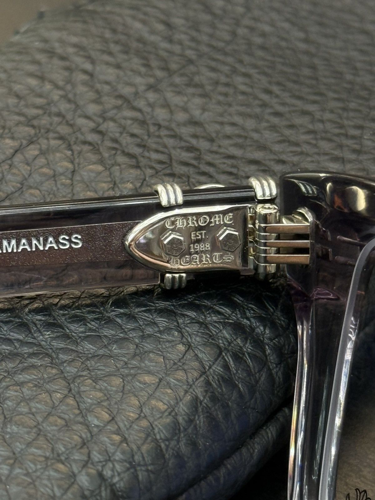Chrome Hearts Chrome Hearts Flint “Halllamanass” Clear Glasses (NEW) Size ONE SIZE - 15 Thumbnail