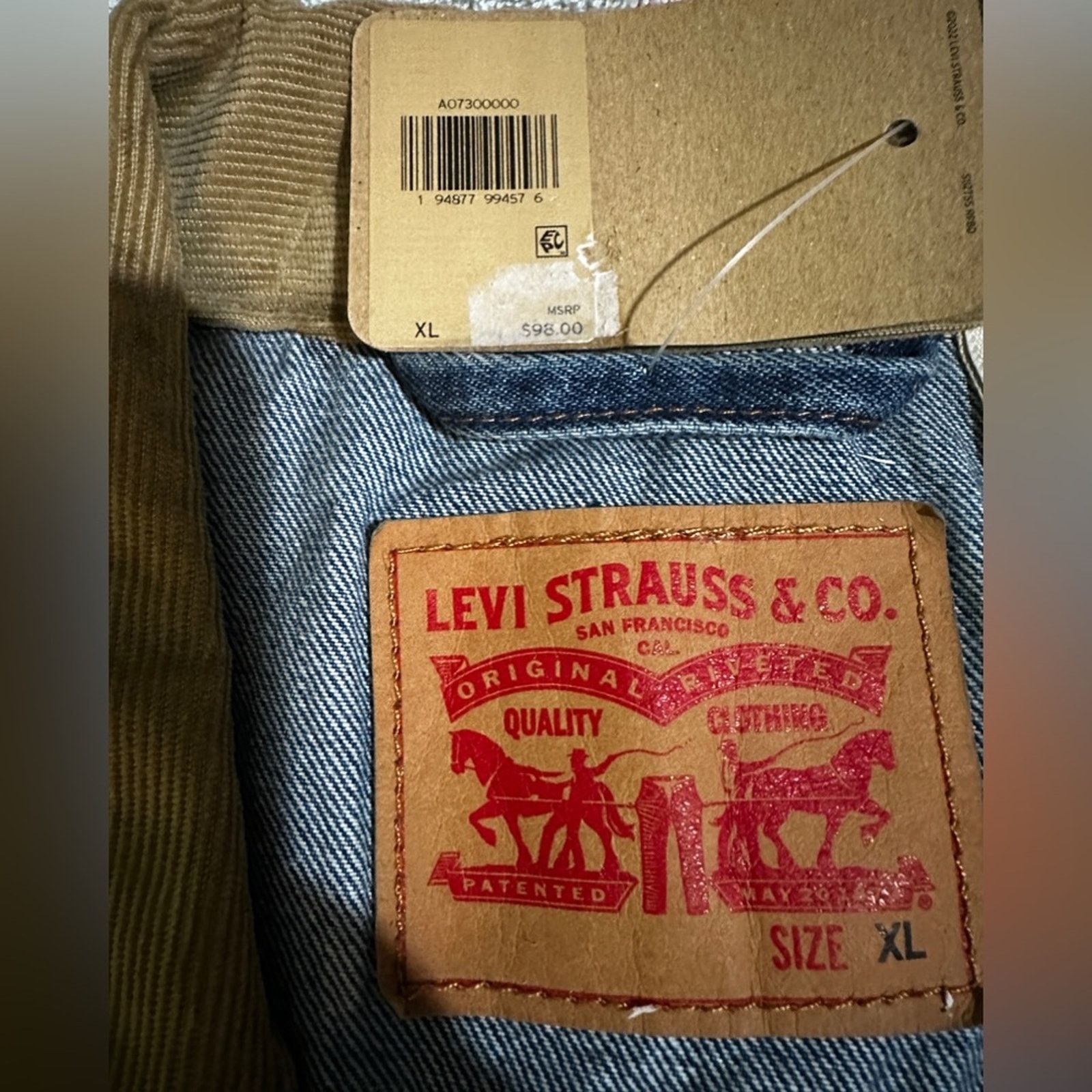 Levi's LEVI'S MEN'S TRUCKER JACKET Size US XL / EU 56 / 4 - 4 Thumbnail