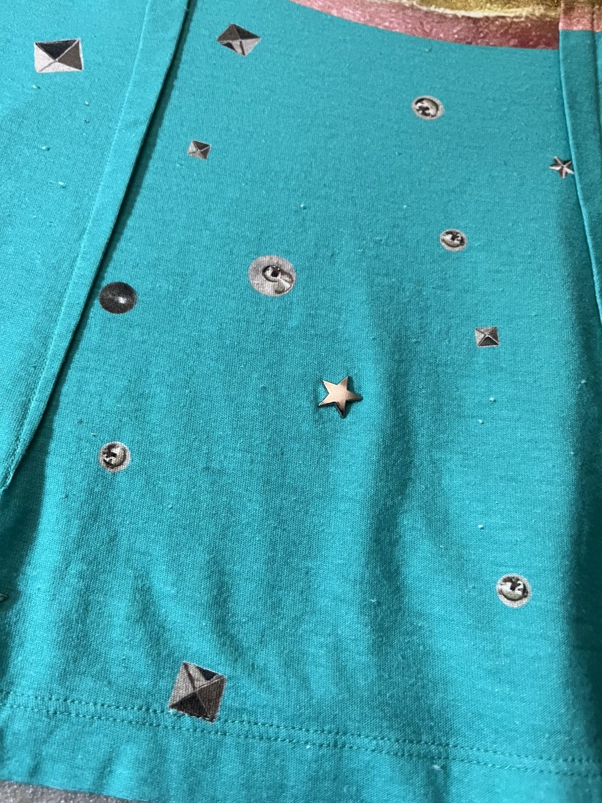 Acne Studios Acne Studios tank top eye turquoise cotton Size US M / EU 48-50 / 2 - 6 Thumbnail