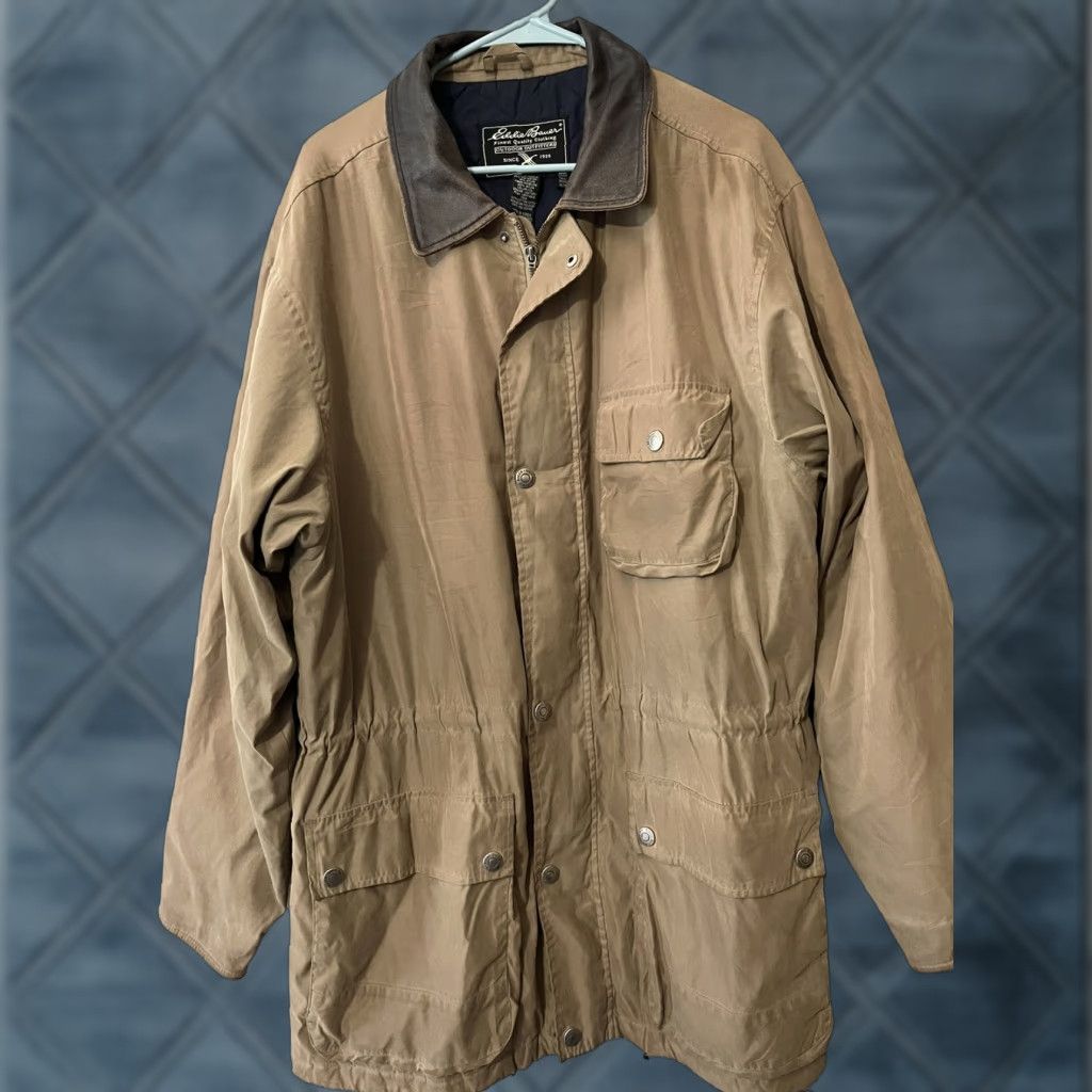 Eddie Bauer VINTAGE Eddie Bauer Jacket Parka Mens Medium Khaki Insulated WPL9647 ca00665 Size US M / EU 48-50 / 2 - 1 Thumbnail