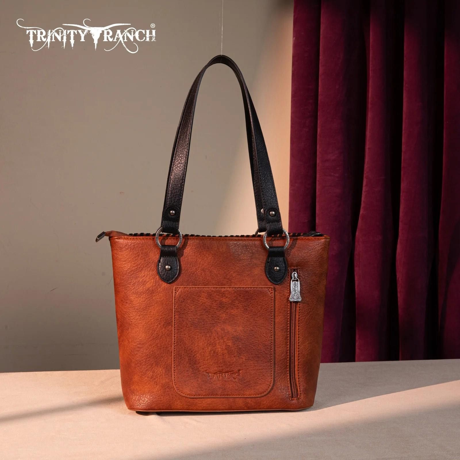 Designer Trinity Ranch Stylish Tote Bag with Embellishments Size ONE SIZE - 2 Thumbnail