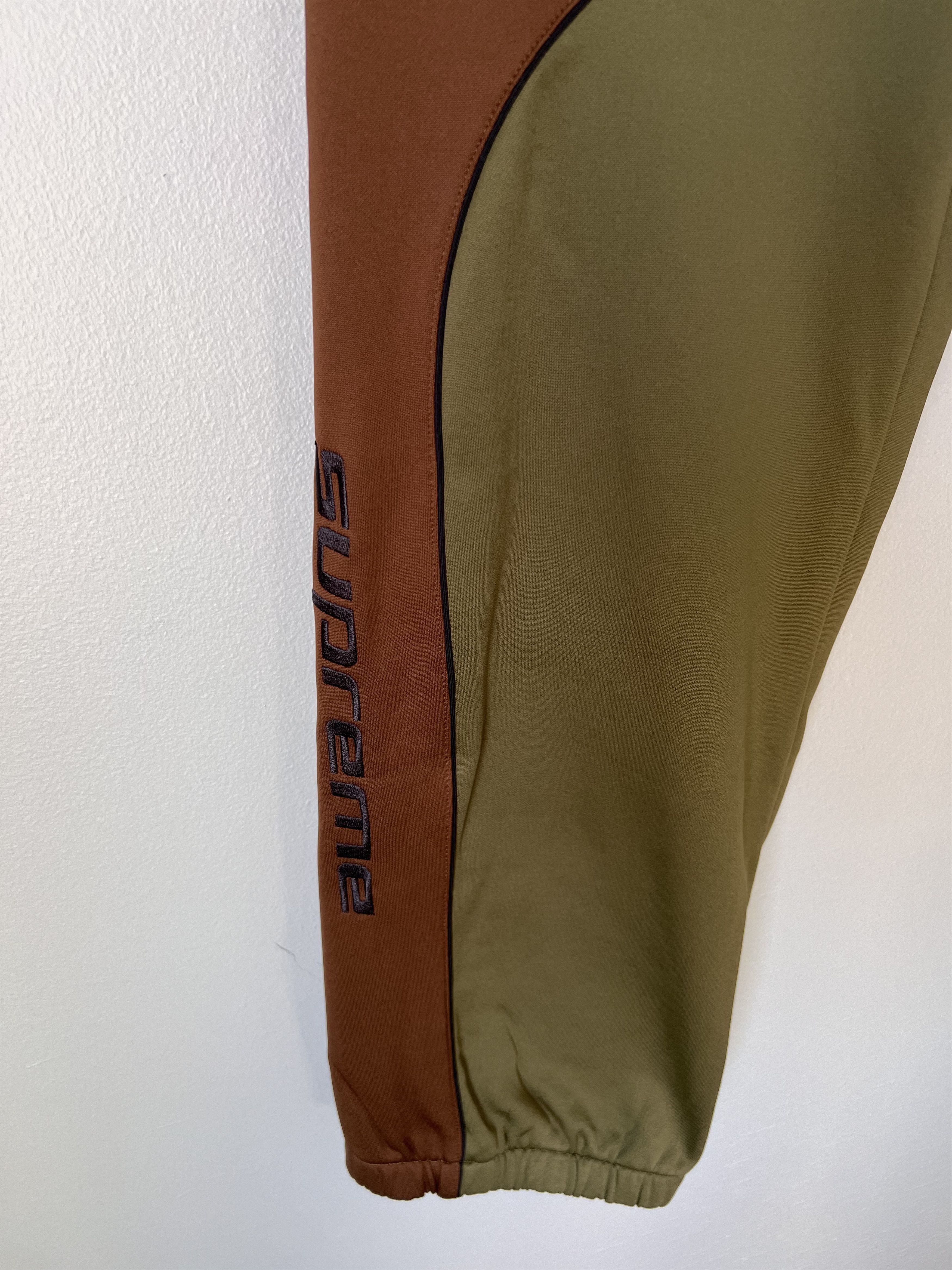 Jordan Brand × Supreme Supreme Jordan Tricot Track Pants in Green Brown Size US 32 / EU 48 - 4 Thumbnail