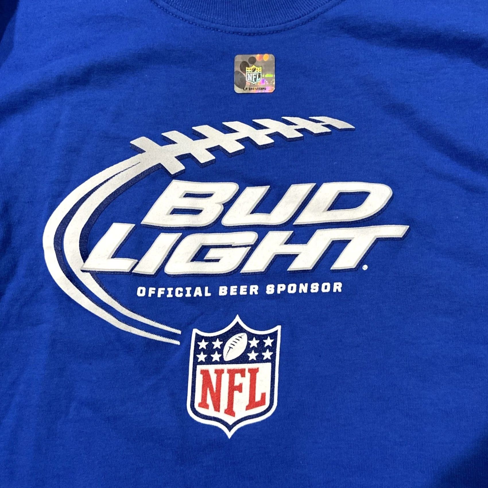 NFL NWT NFL Bud Light Longsleeve T Shirt XL Blue Boxercraft Men's Modern Crew Neck Shirt, 2-Pack Size US XL / EU 56 / 4 - 2 Thumbnail