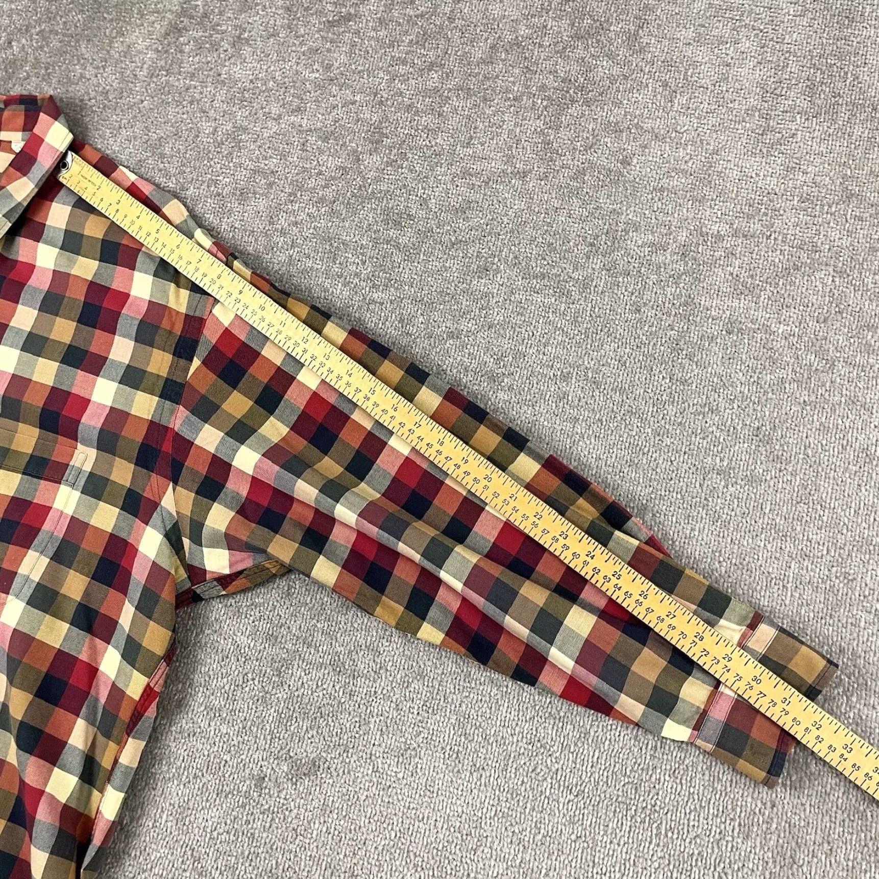 Vintage VINTAGE VIYELLA Shirt Mens XL Multi Plaid Wool Blend Button-Down Long Sleeve - Casual, Business, Workwear - Fall Winter Per United States (Wait) Size US XL / EU 56 / 4 - 7 Thumbnail