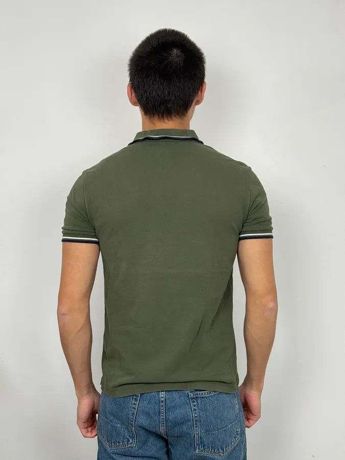 Prada 2000s Prada Linea Rossa Olive Green Polo Shirt Size US S / EU 44-46 / 1 - 3 Thumbnail