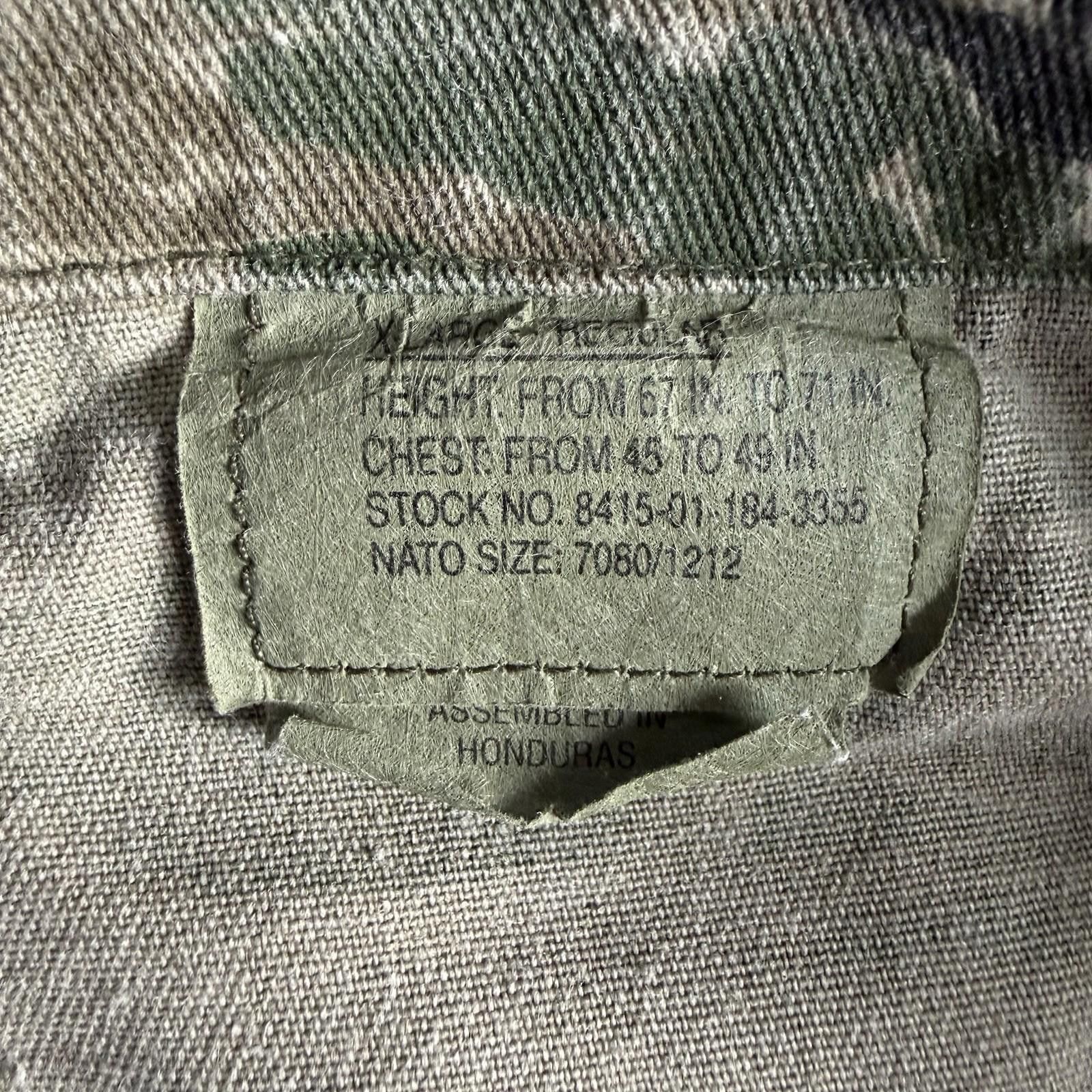 Propper Vintage 80s Era Tiger Stripe Military Button Jacket Men XL Size US XL / EU 56 / 4 - 4 Thumbnail