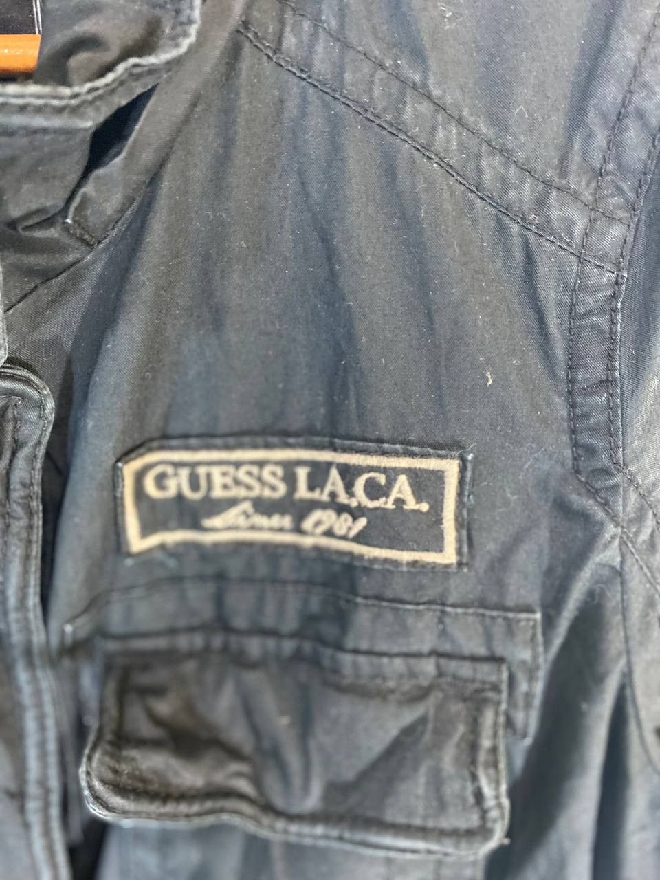 Guess guess black parka jacket very nice design Size US S / EU 44-46 / 1 - 5 Thumbnail