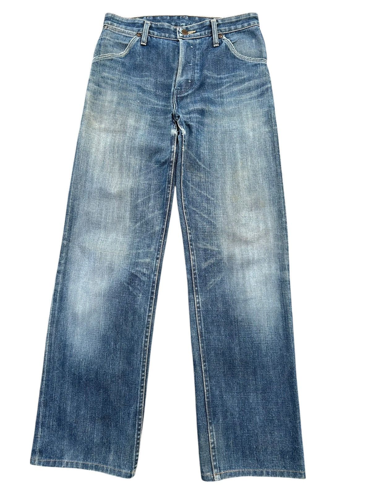 Kapital VINTAGE WRANGLER BLUE BELL SELVEDGE DISTRESSED DENIM JEANS Size US 31 - 3 Thumbnail