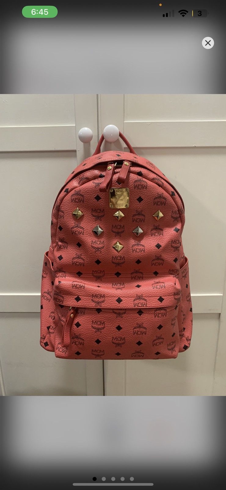 MCM MCM Stark Backpack 💒Pink💒 Size ONE SIZE - 2 Thumbnail