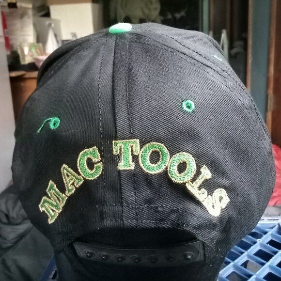 Other DS Vintage Steve Kinser Asphalt Outlaw Mac Tools Snap Hat Size ONE SIZE - 4 Thumbnail