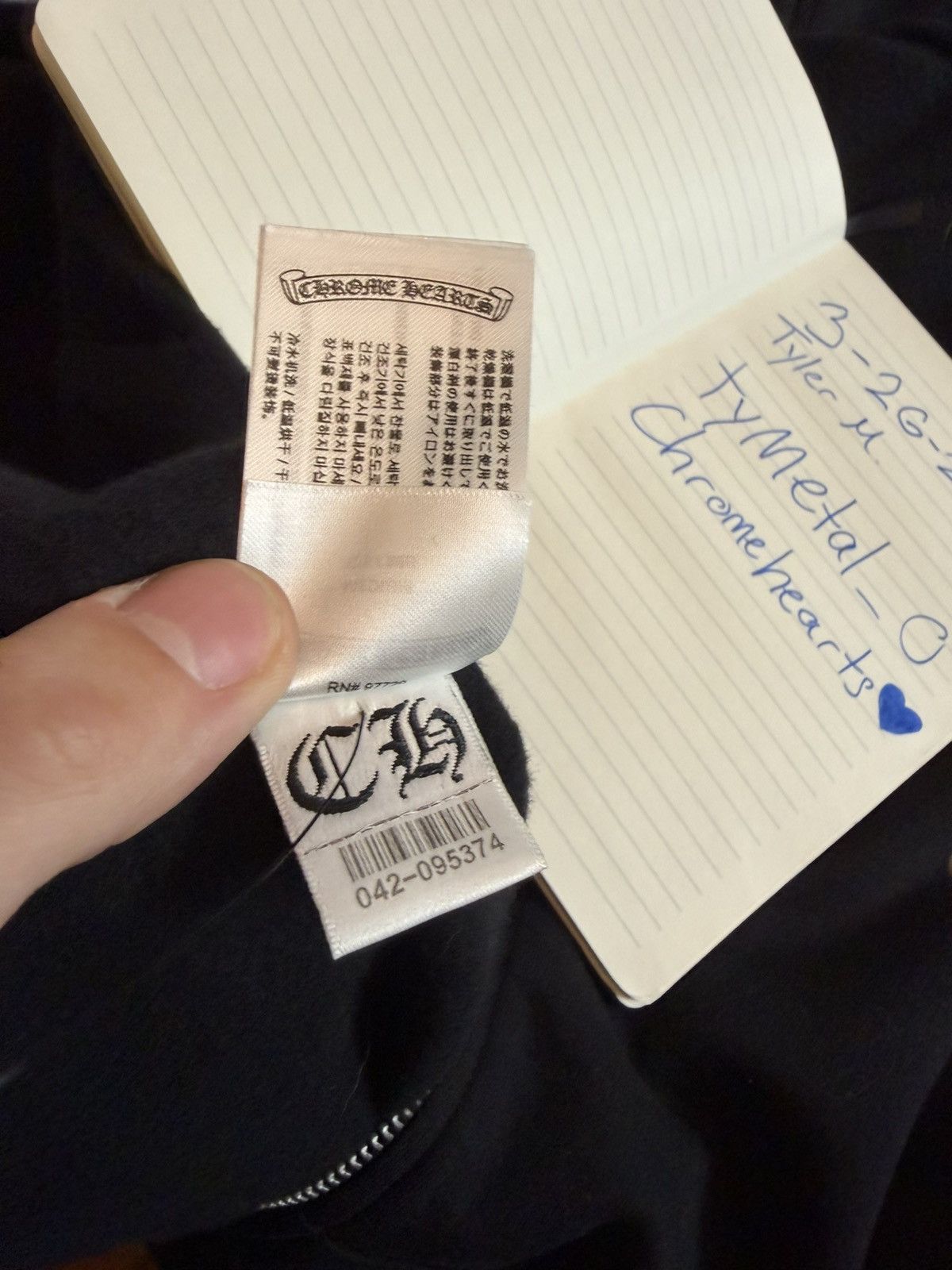 Chrome Hearts Chrome Hearts Vertical Logo Hoodie Size US M / EU 48-50 / 2 - 13 Thumbnail