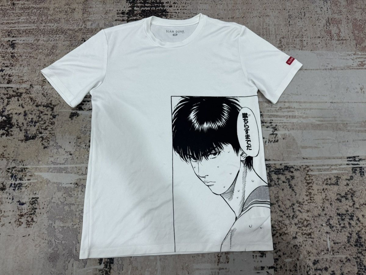 Anime vintage SLAMDUNK- fujiwa photo tee Size US M / EU 48-50 / 2 - 1 Thumbnail